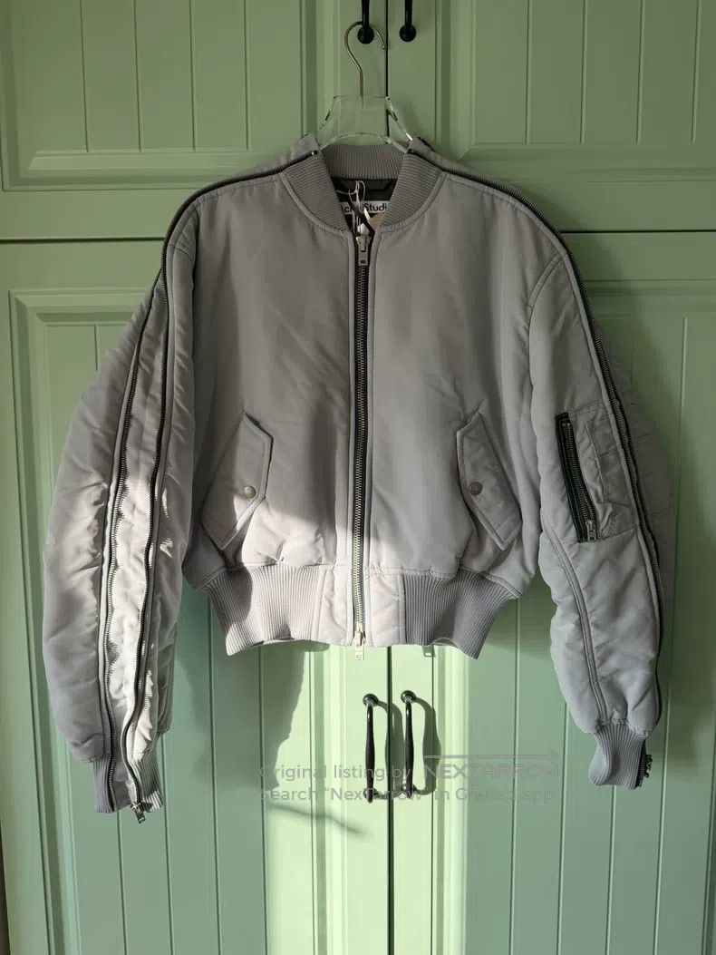 Acne Studios Acne Studios size 30 Light Grey Blue Oversized Pilot Jacket Size 4XL / US 24-26 - 1 Thumbnail