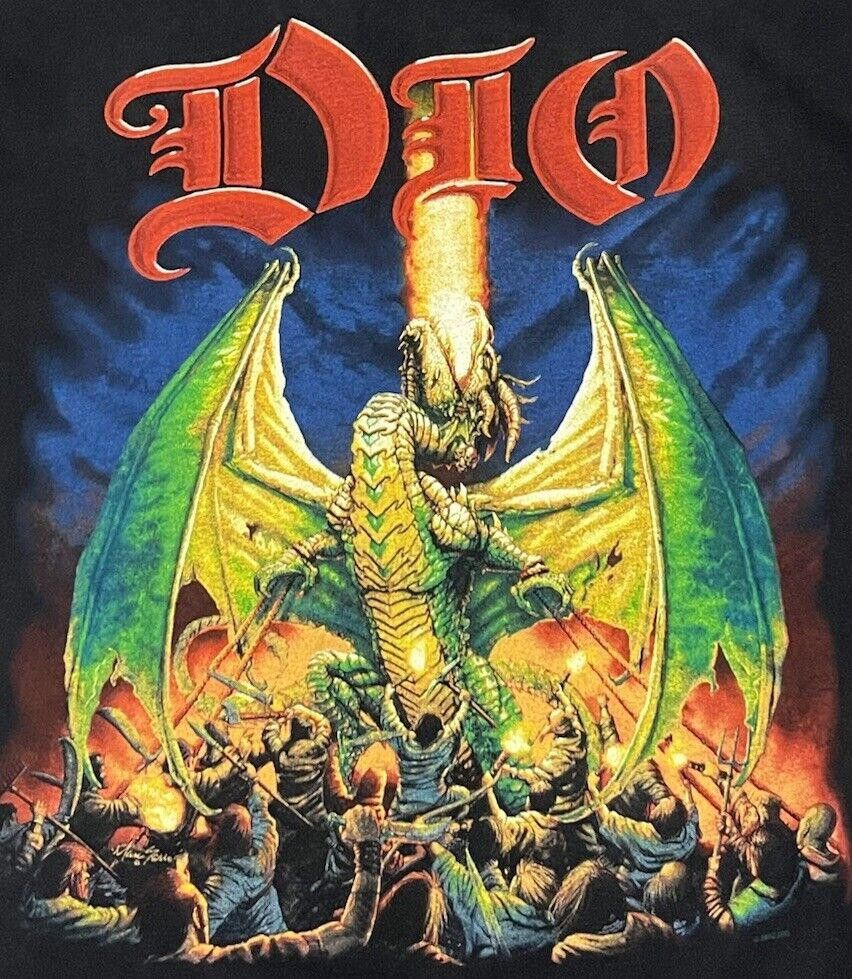 Vintage Vintage 2002 Dio Killing The Dragon T Shirt Men’s Large Size US L / EU 52-54 / 3 - 3 Thumbnail