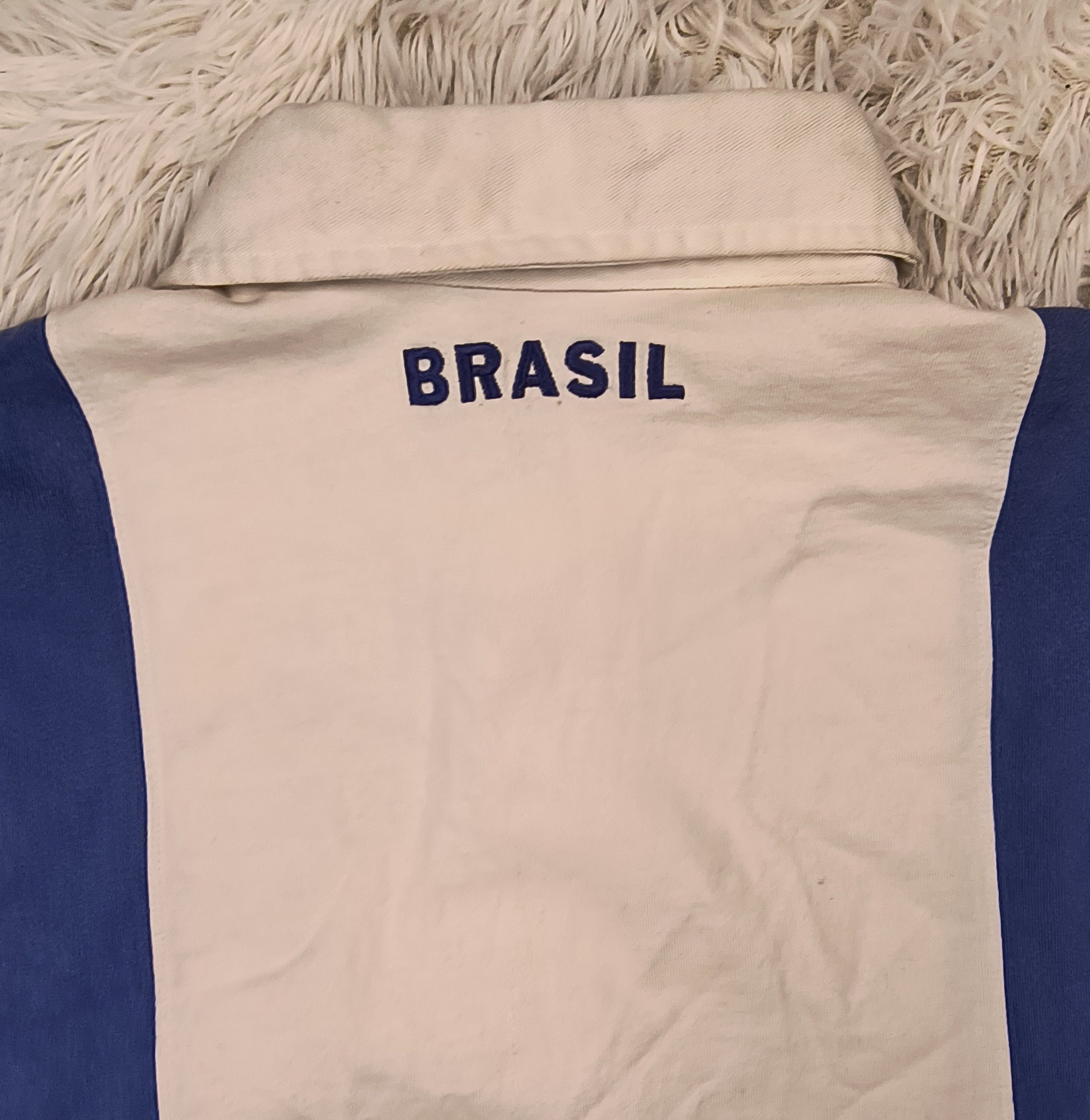 Nike Vintage Y2K Nike Brazil national soccer team polo rugby Size US M / EU 48-50 / 2 - 7 Thumbnail