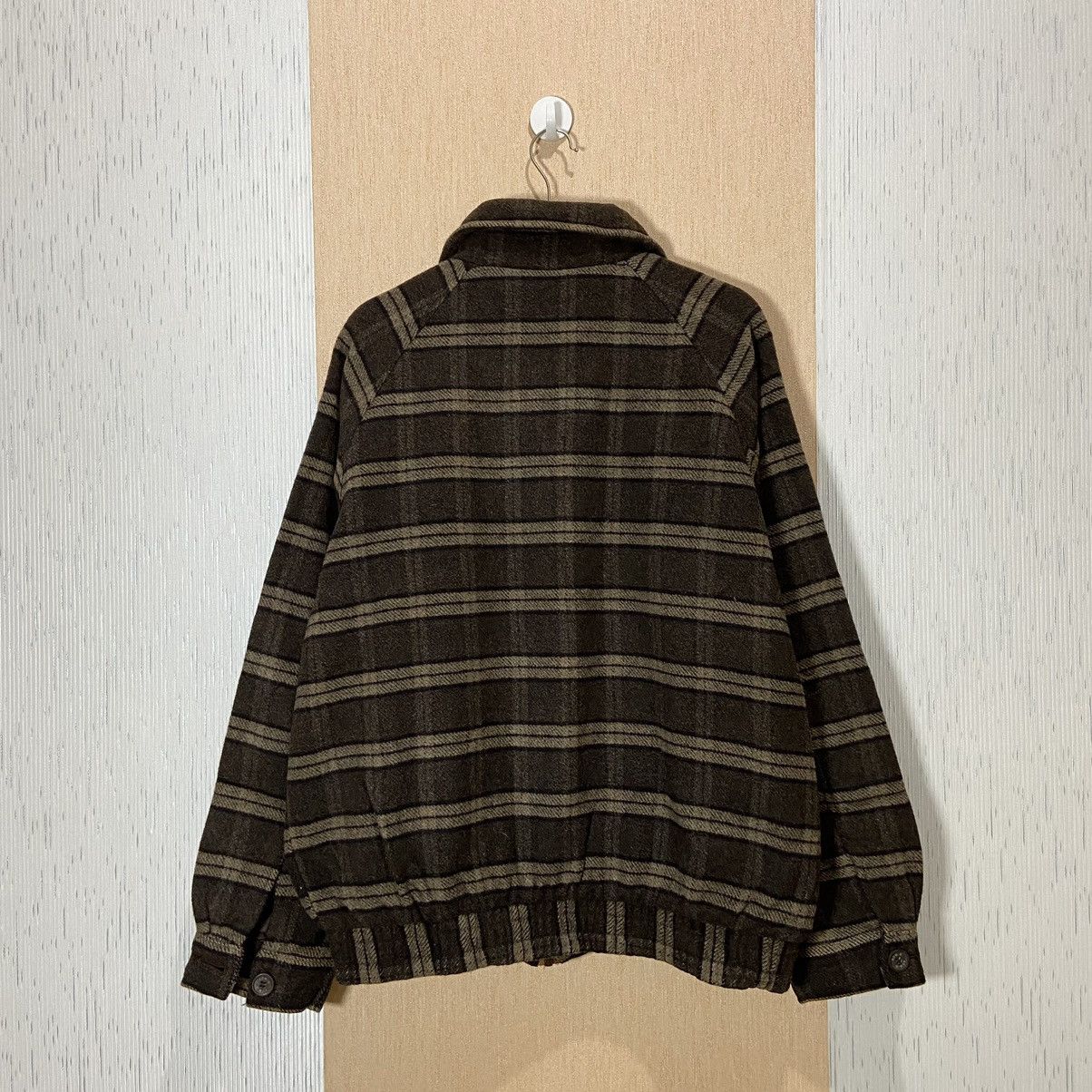 Japanese Brand Vintage EDWIN Wool Work Jacket Boxy Fit Size US XL / EU 56 / 4 - 2 Thumbnail