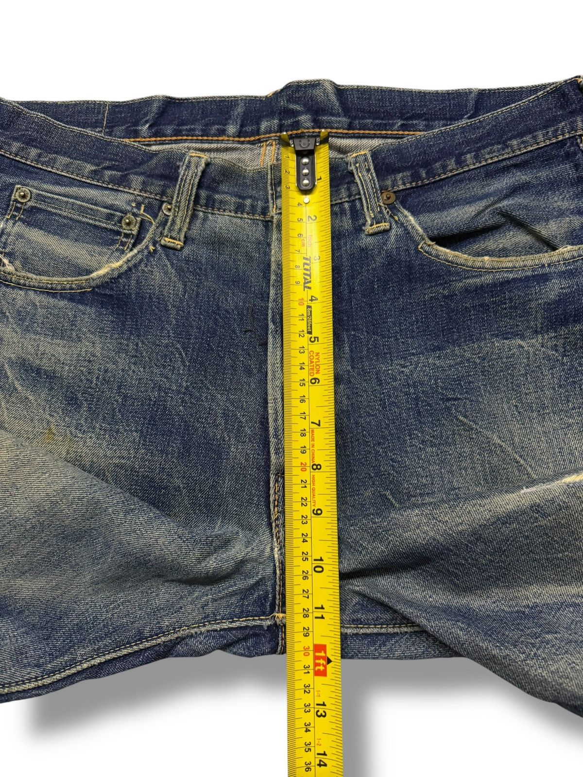 The Real McCoy's Vintage 90s Joe McCoys & Co Selvedge Denim Japan | 1940s W32 Size US 32 / EU 48 - 16 Thumbnail