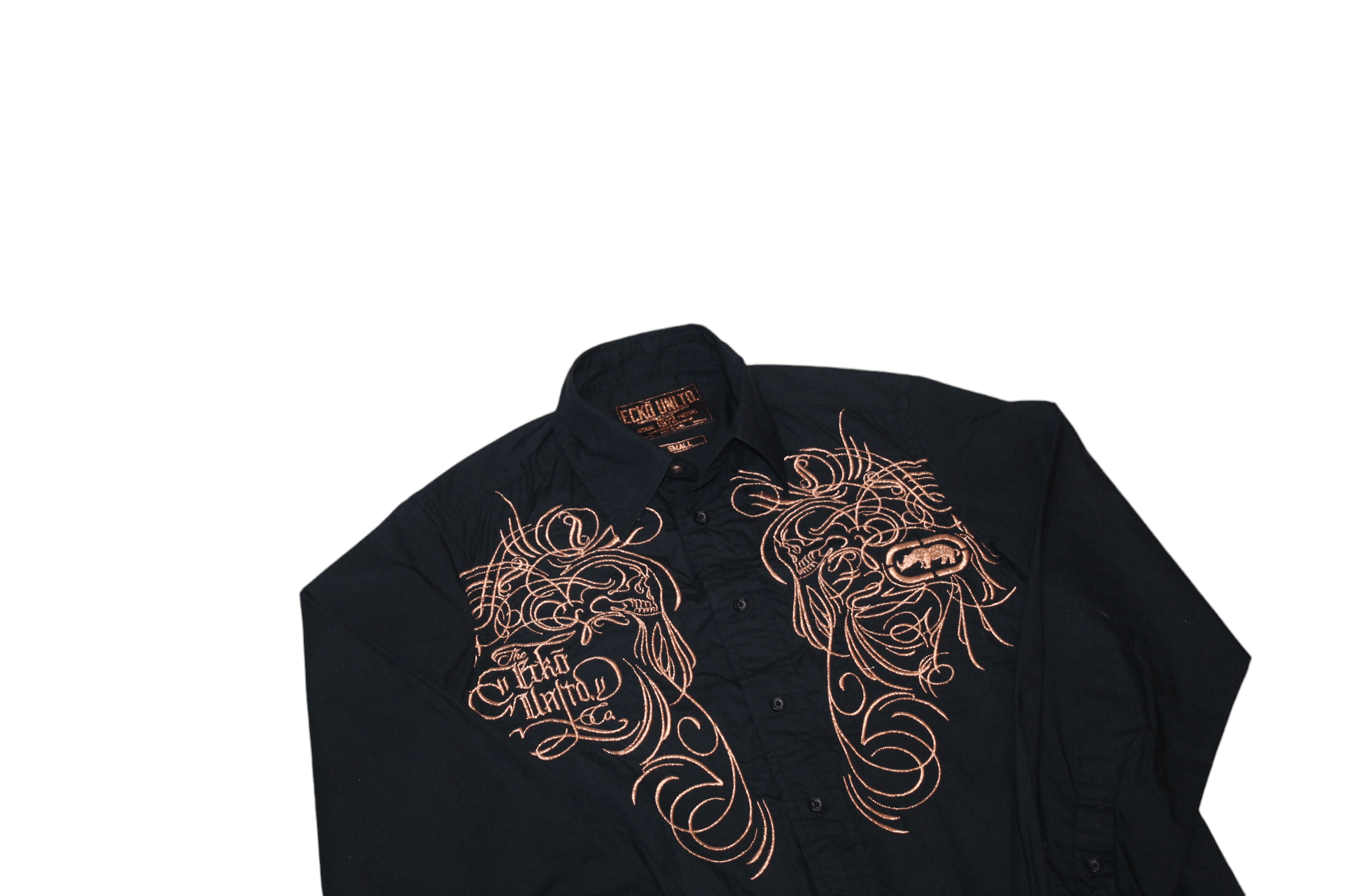 Ecko Unltd. Ecko Unltd Cufflinks Affliction Tribal Design Slim Fit Shirt Size US S / EU 44-46 / 1 - 2 Thumbnail
