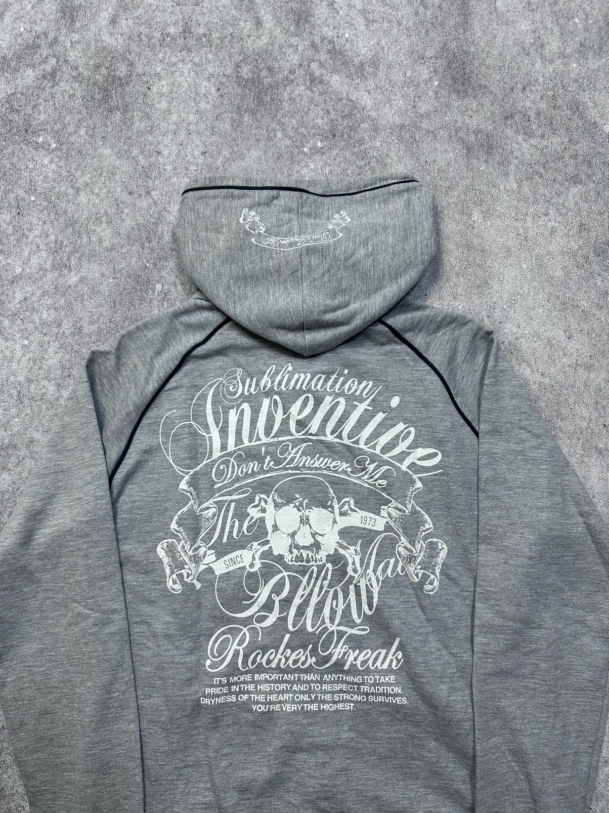 In The Attic In the attic skull Graphic zip hoodie Size US L / EU 52-54 / 3 - 3 Thumbnail