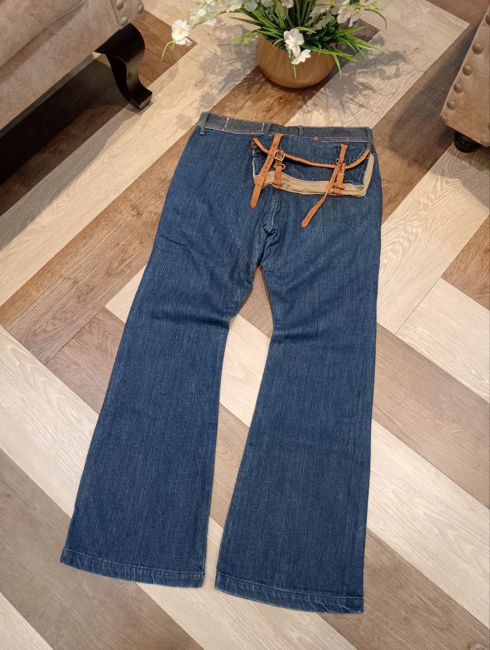 Kapital KAPITAL X KIRO HIRATA HIP BAG FLARED DENIM PANTS Size US 30 / EU 46 - 13 Thumbnail