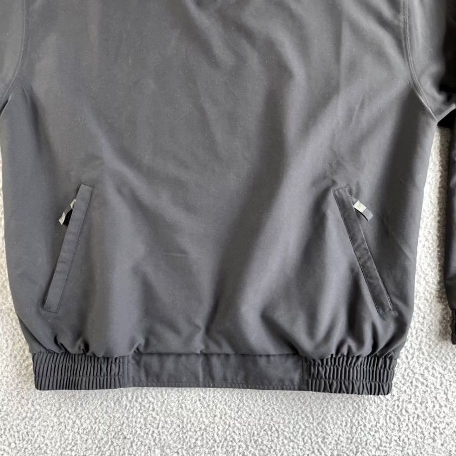 Nike VINTAGE Nike Jacket Mens Large Black Windbreaker Golf Outdoors Pullover Zip Pockets Logo Run Sports Athleisure Casual 90s Mens Size US L / EU 52-54 / 3 - 7 Thumbnail