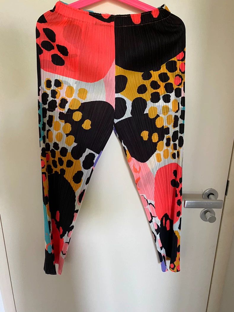 Issey Miyake Issey Miyake size:5 Polka dot pleated pants Size 42" / US 20 - 1 Thumbnail