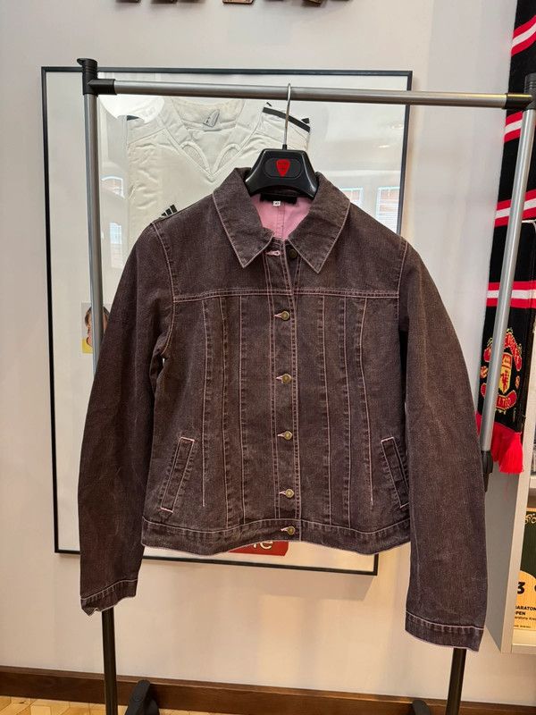 Kenzo × Vintage Denim jacket Vintage Kenzo Jeans Purple Pink Jacket 42 L Size L / US 10 / IT 46 - 1 Thumbnail