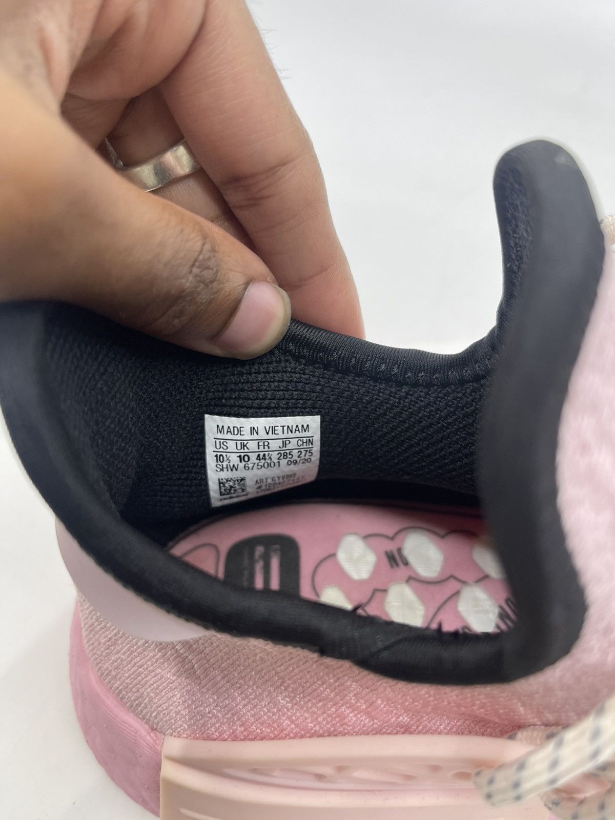 Adidas × Pharrell Size 10.5 - adidas Pharrell x NMD Human Race Pink Size US 10.5 / EU 43-44 - 7 Thumbnail