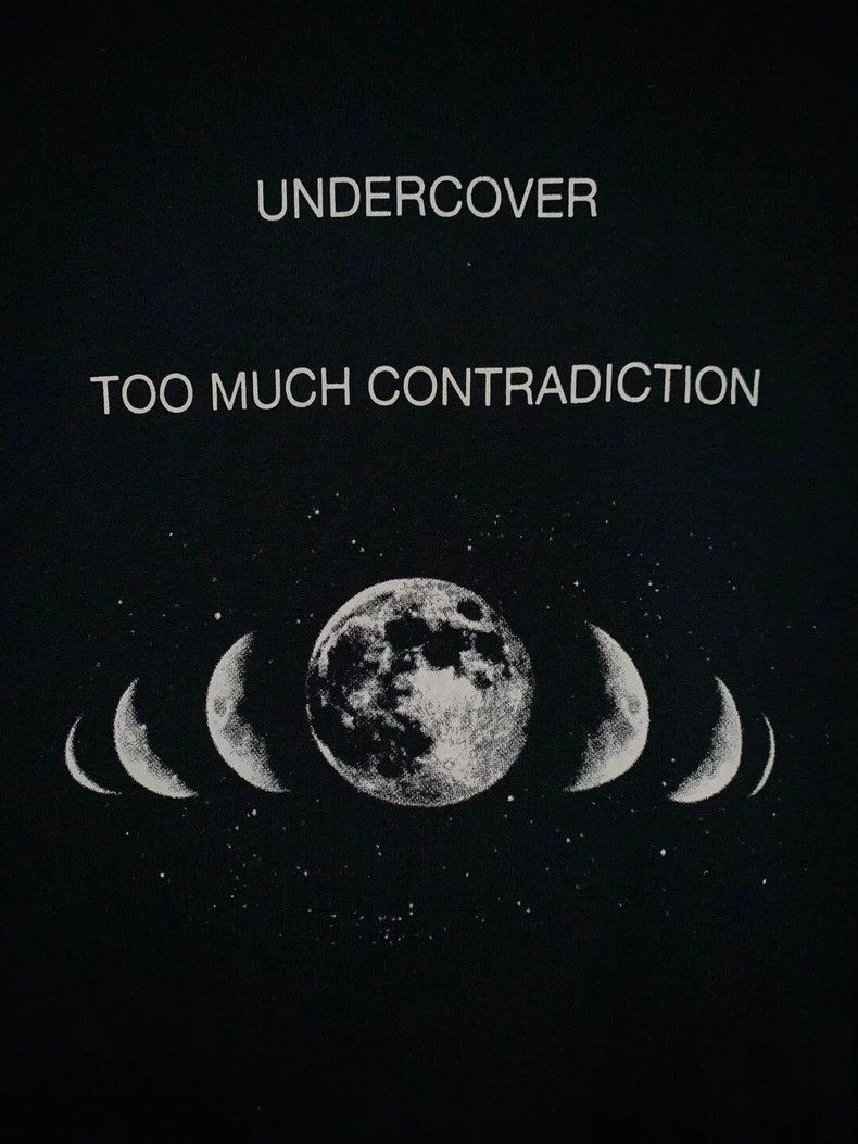 Undercover Undercover Size3 moon short-sleeved shirt black tee T-shirt Size US M / EU 48-50 / 2 - 4 Thumbnail