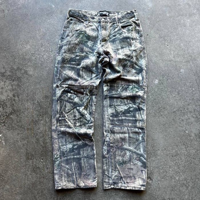 Vintage Vintage Camo Double Knees Pants | Grailed