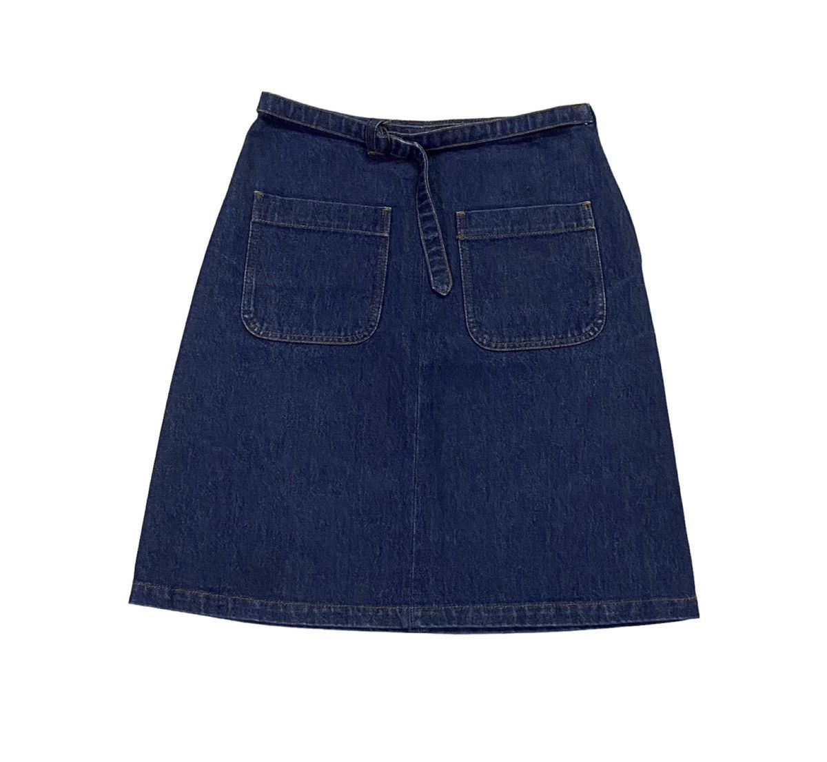 Dries Van Noten Dries Van Noten Patch Pocket Denim Skirt Size 28" / US 6 / IT 42 - 1 Thumbnail