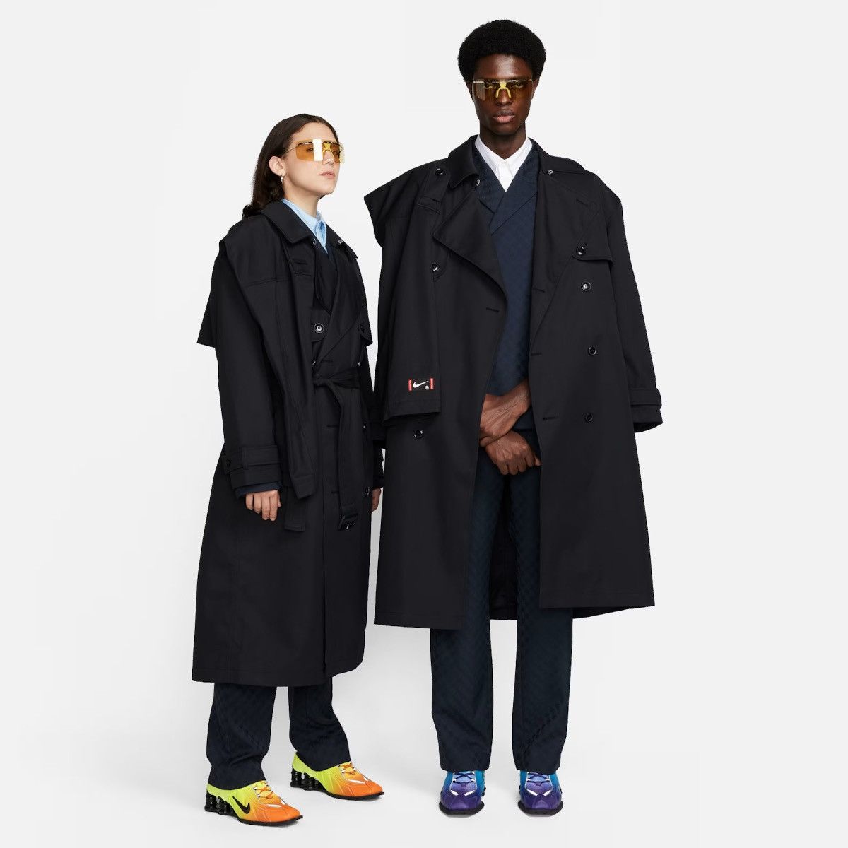 Nike Nike x Martine Rose Trench Coat Black Size US M / EU 48-50 / 2 - 1 Thumbnail
