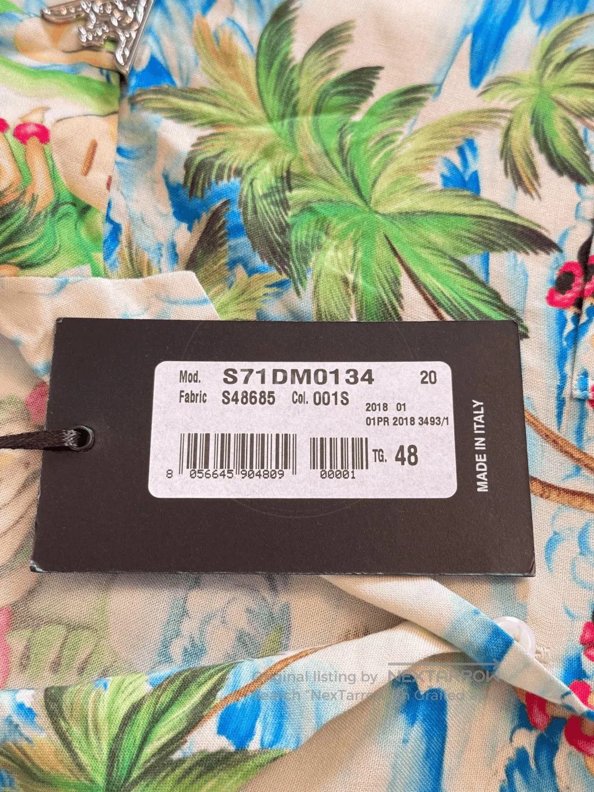 Dsquared2 Sz 48 Dsquared2 Beach Painting Shirt. Size US M / EU 48-50 / 2 - 4 Thumbnail