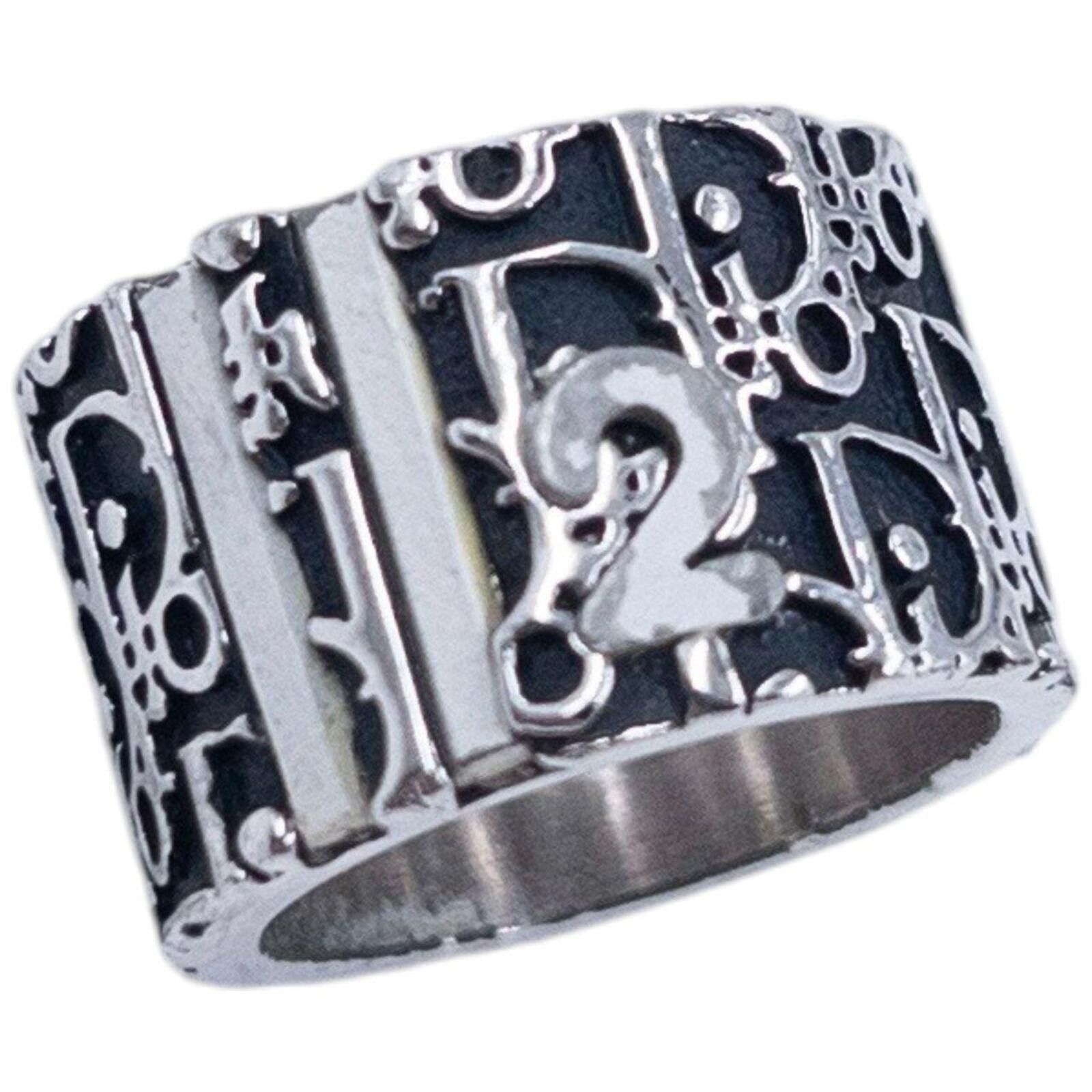 Dior Vintage 2000s Dior By John Galliano Monogram Number Ring Size ONE SIZE - 2 Thumbnail