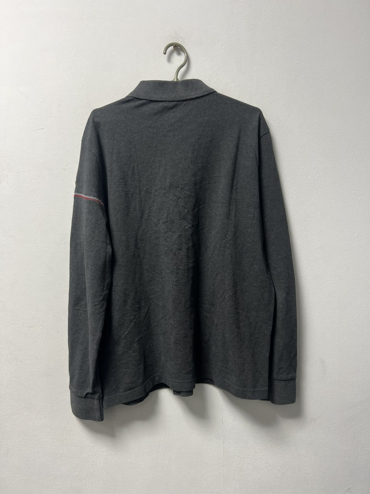 Moncler Moncler Polo Long Sleeve Gray Luxury Size US XL / EU 56 / 4 - 13 Thumbnail