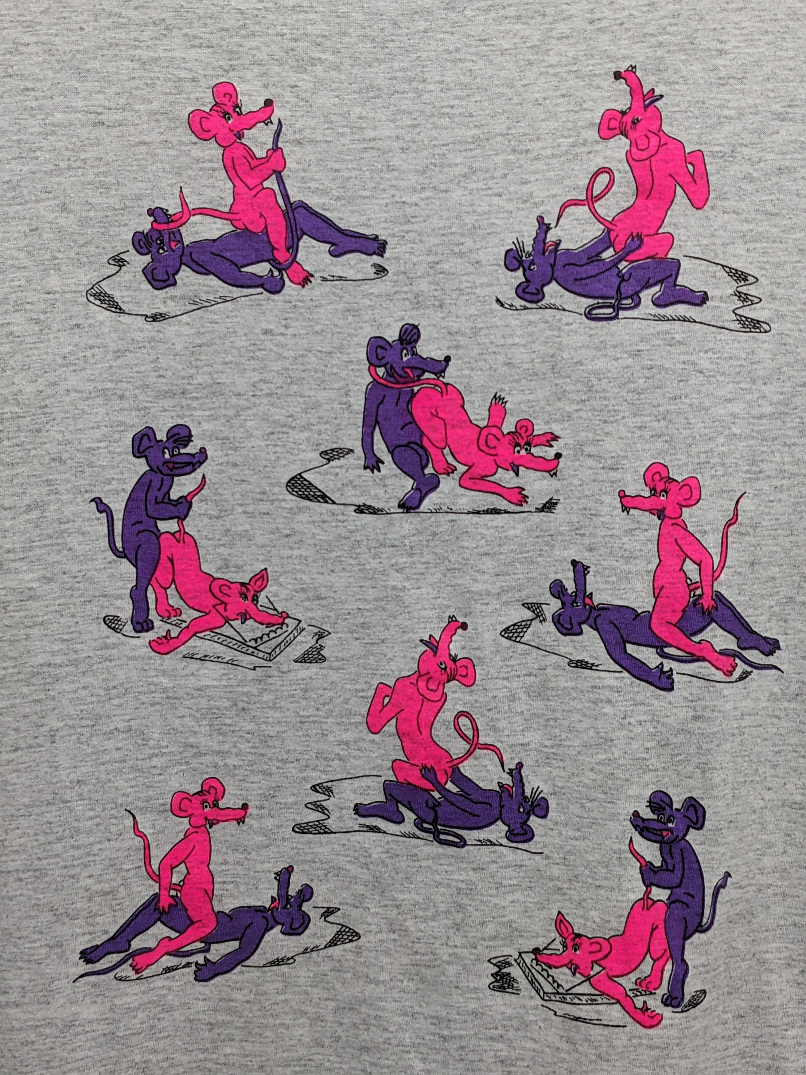 VINTAGE 90S DIRTY HUMOR EROTIC MOUSE SEX KAMASUTRA