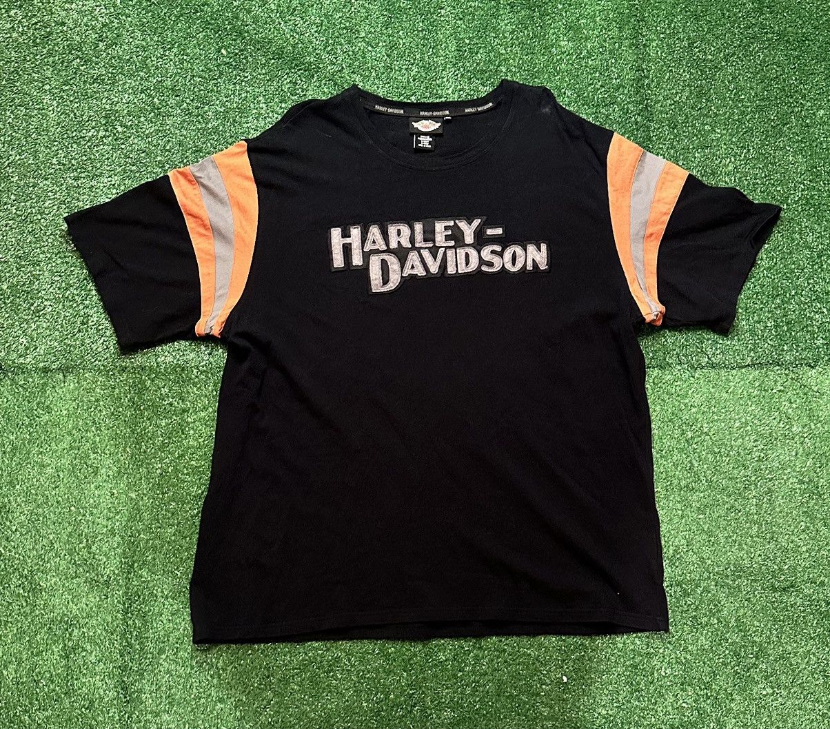 Harley Davidson Vintage 90s Harley Davidson Embroidered Motorcycle Shirt Size US XXL / EU 58 / 5 - 1 Thumbnail