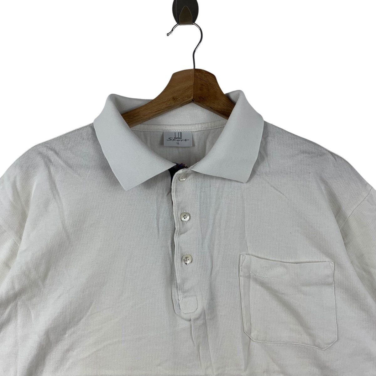 Vintage Vintage DUNHILL SPORTS COLLECTION Golf Polo Tee Shirt Top Size L / US 10 / IT 46 - 5 Thumbnail