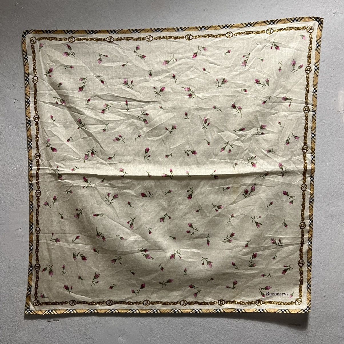 Burberry Burberry Scarf Flower Print Size ONE SIZE - 1 Thumbnail