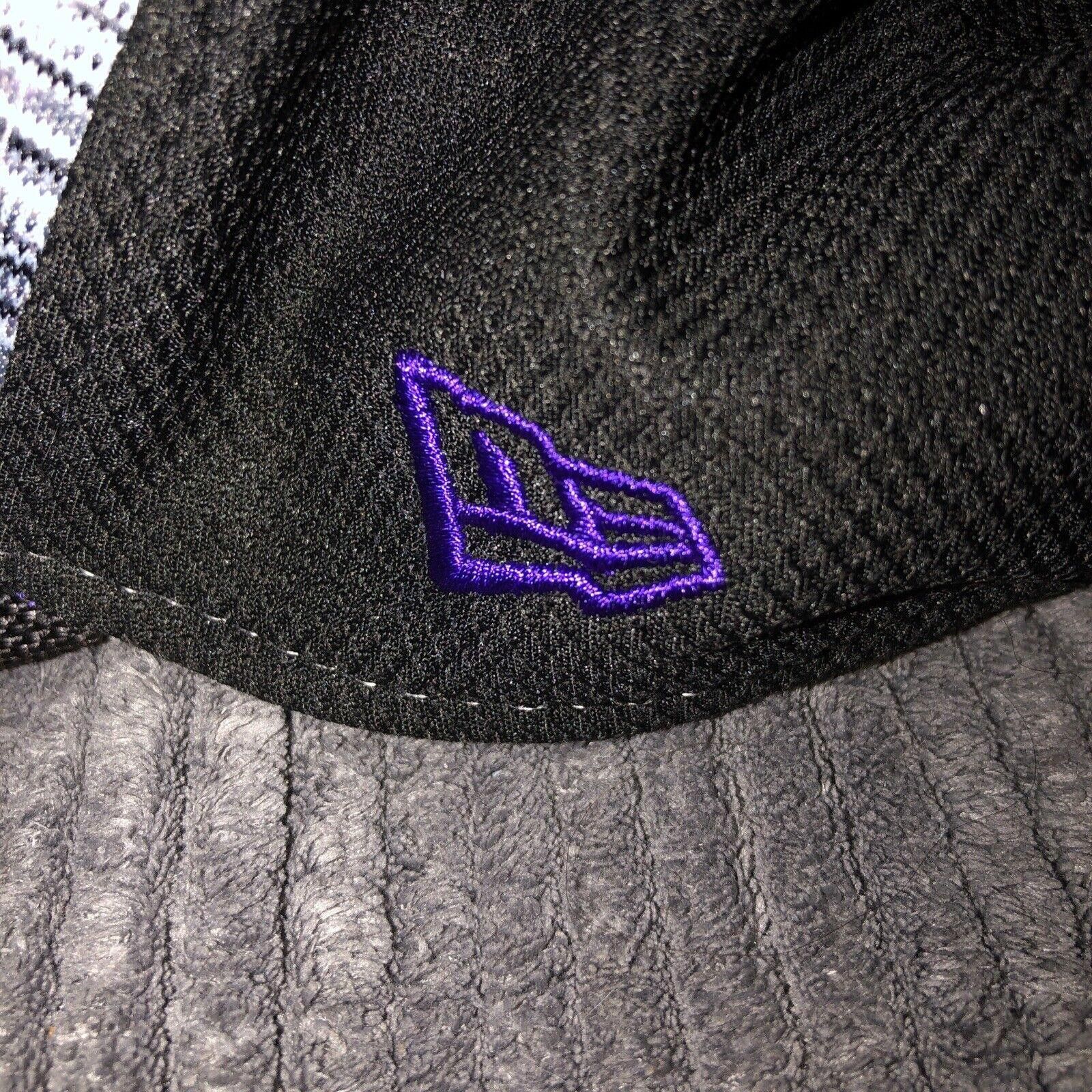 New Era Rockies Hat New Era 39THIRTY Flex Grey Purple Black L/XL Size ONE SIZE - 4 Thumbnail