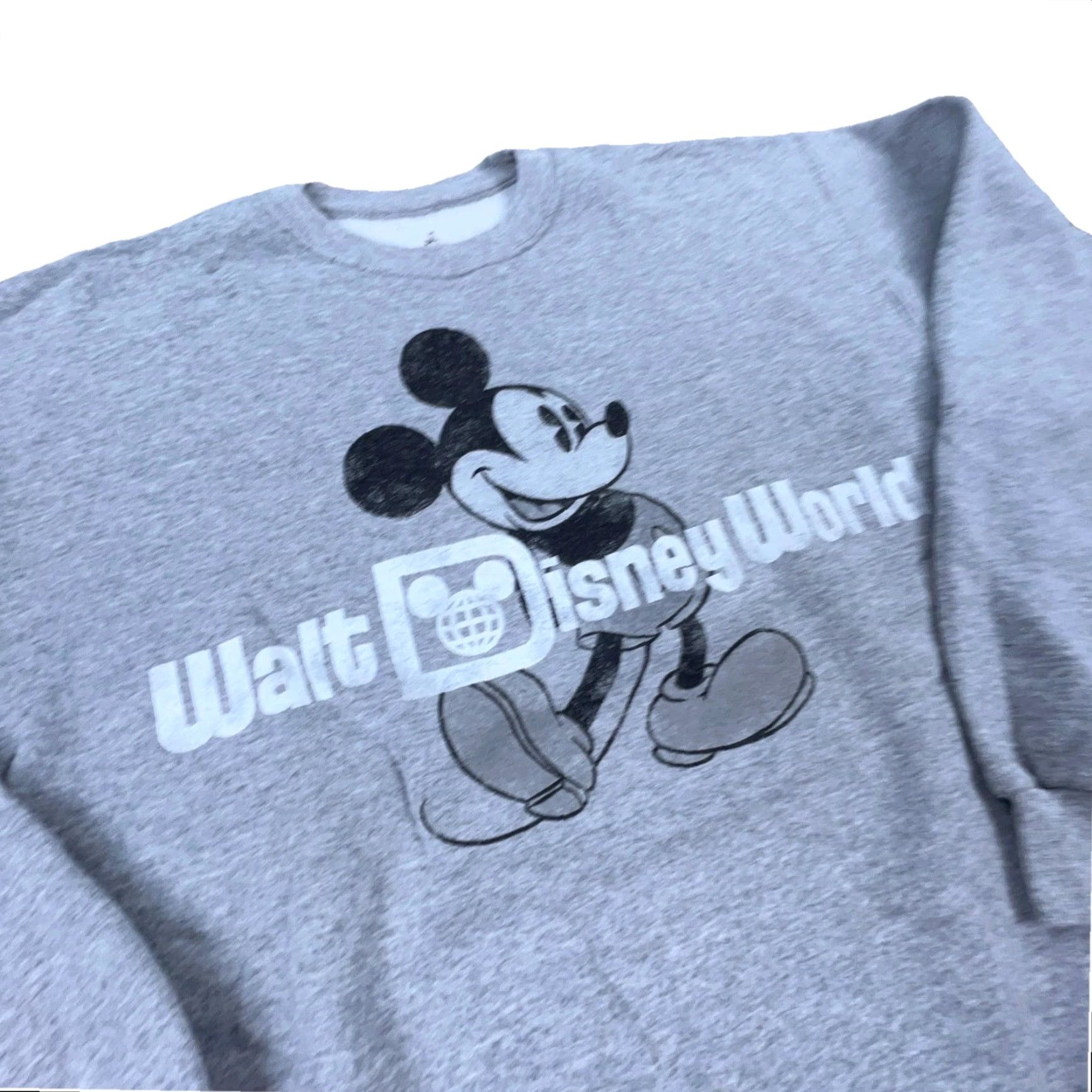 Disney Disney Sweatshirt Men Small Crew Neck Graphic Mickey Mouse World Retro Logo Cotton Fleece Gray S Mens Sweatshirt Size US S / EU 44-46 / 1 - 3 Thumbnail