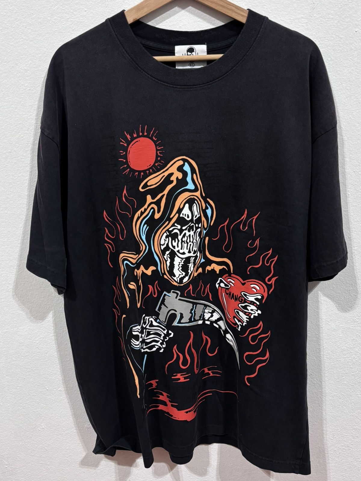 Warren Lotas Warren Lotas Hard Work Grey Tee Size US XL / EU 56 / 4 - 1 Thumbnail