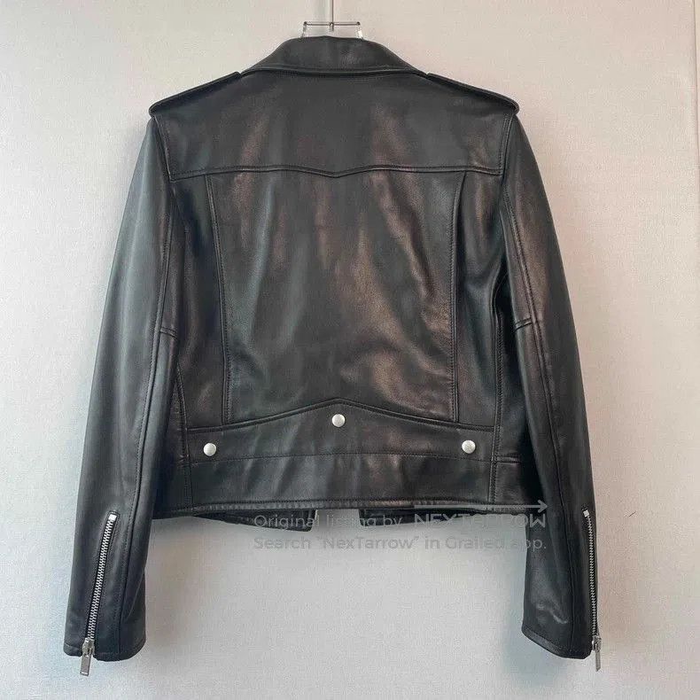 Saint Laurent Paris Saint Laurent Leather Moto Jacket. Size US L / EU 52-54 / 3 - 2 Thumbnail