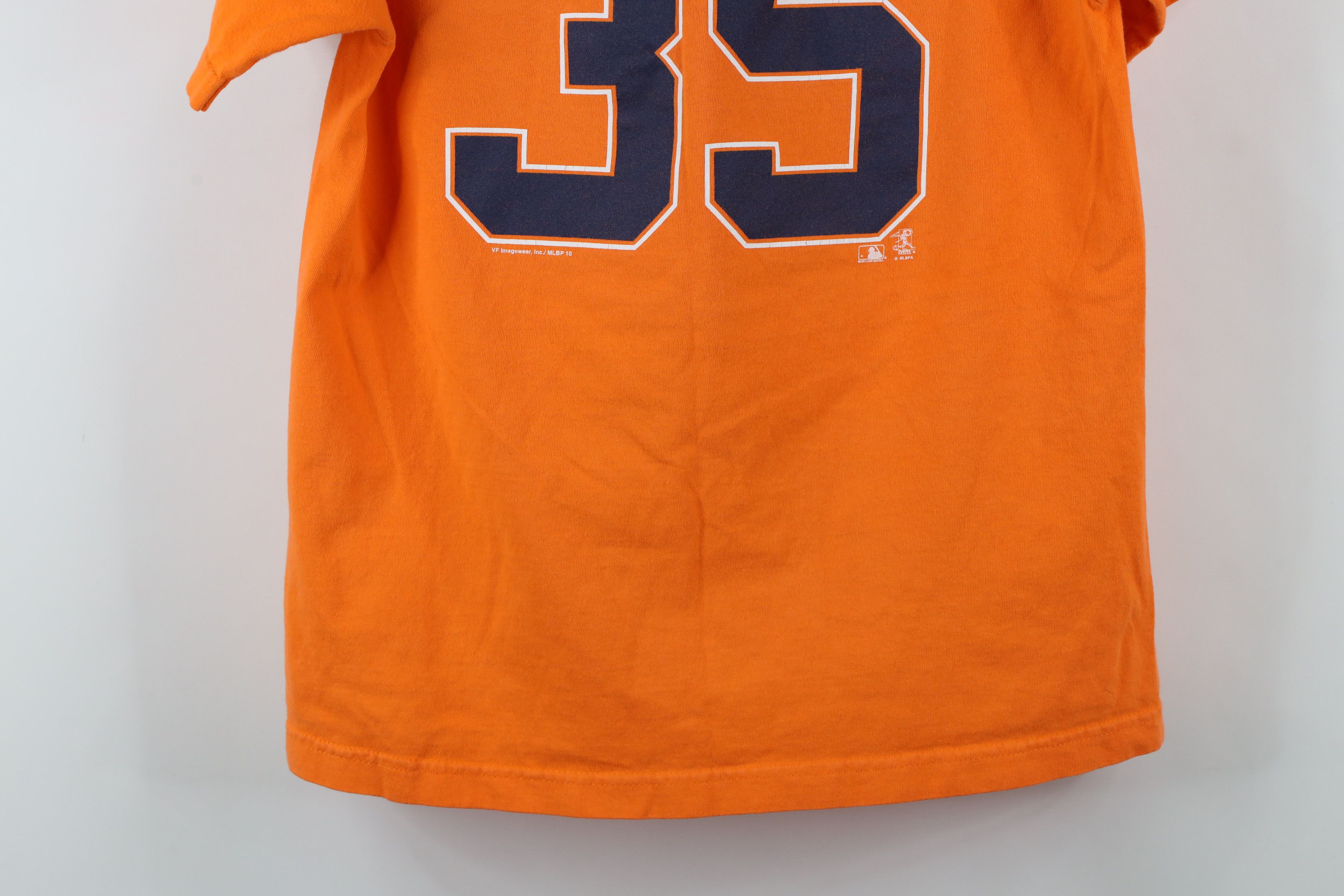 Vintage Vintage Y2K Verlander Detroit Tigers Baseball T-Shirt Orange Size US M / EU 48-50 / 2 - 14 Thumbnail