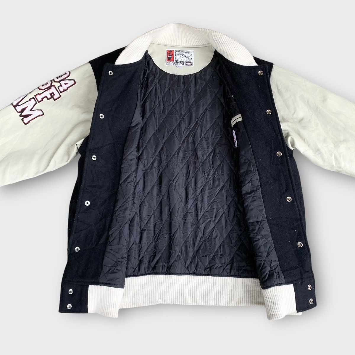 Other Conart 91 University Wool Leather Jacket Embroidered Logo Size US L / EU 52-54 / 3 - 7 Thumbnail