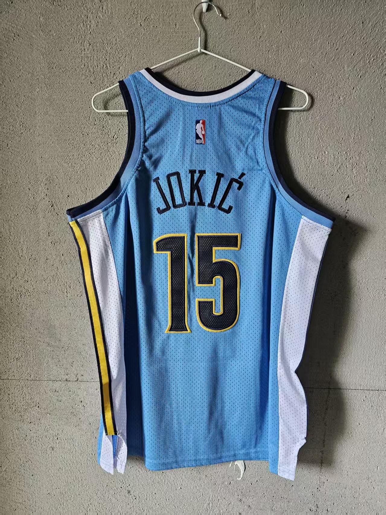 NBA Nikola Jokić Jersey Denver Nuggets 15 Double Stitched Size US XXL / EU 58 / 5 - 1 Thumbnail
