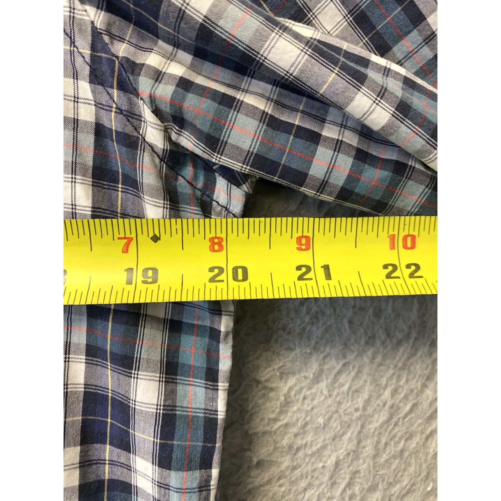 Gap Gap Button Up Shirt Mens Size Medium Blue Green Plaid Long Sleeve 97-58 Logo Casual Regular Cotton Size US M / EU 48-50 / 2 - 5 Thumbnail