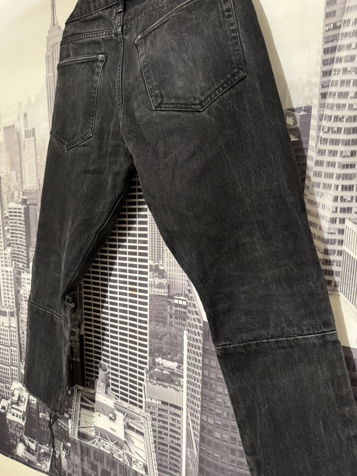 Fear of God 🔥Fear of God Fourth Collection Distressed Jeans Black SZ 31 Size US 31 - 5 Thumbnail