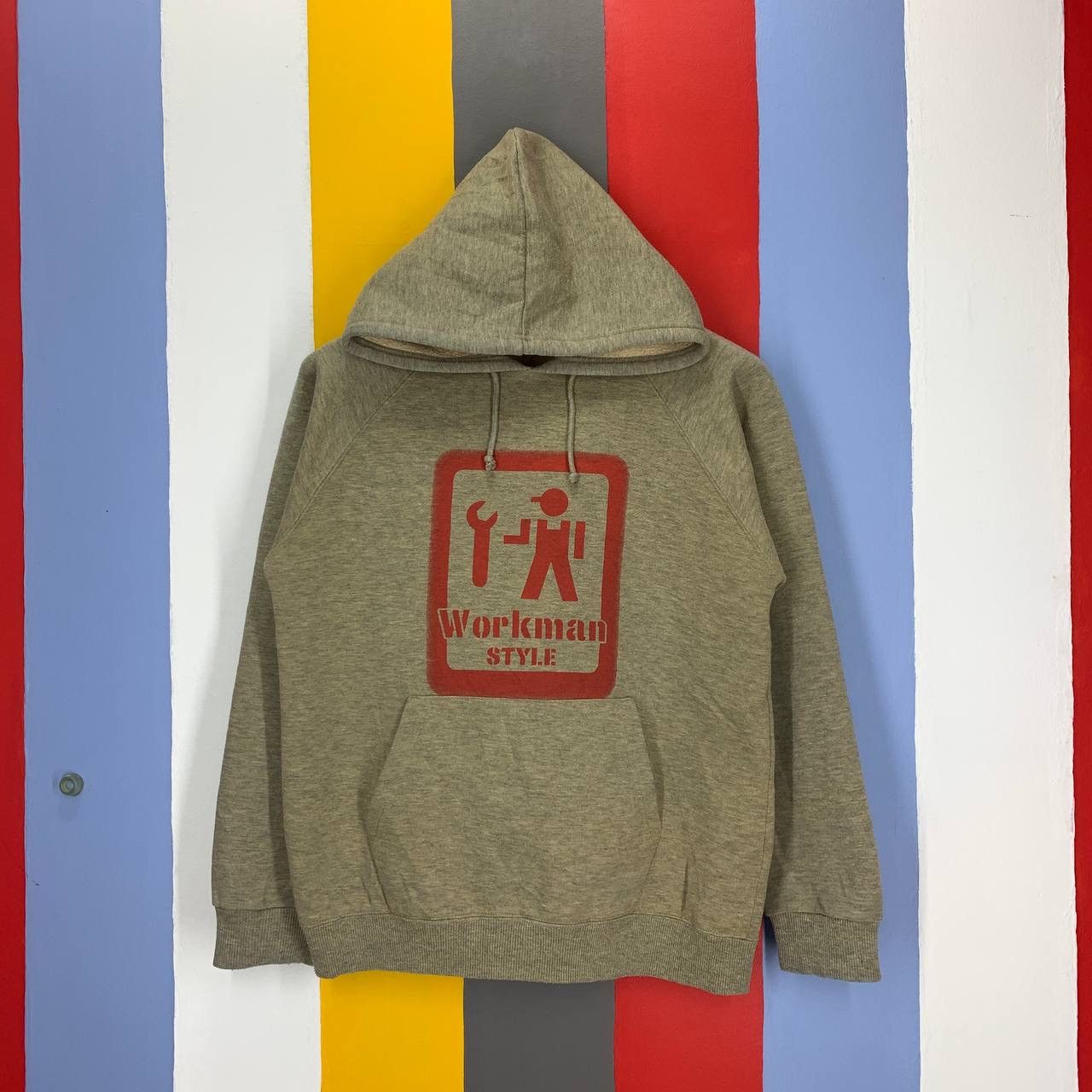 Vintage FREE BEAT Workman Style Hoodie #2425-13