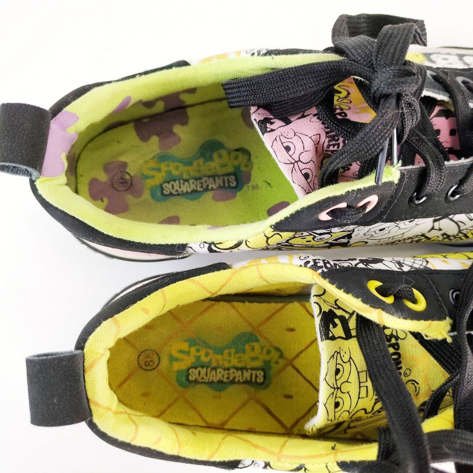 Nickelodeon GroundUp Spongebob Squarepants Men's 8.5 Canvas Sneakers Size US 8.5 / EU 41-42 - 7 Thumbnail