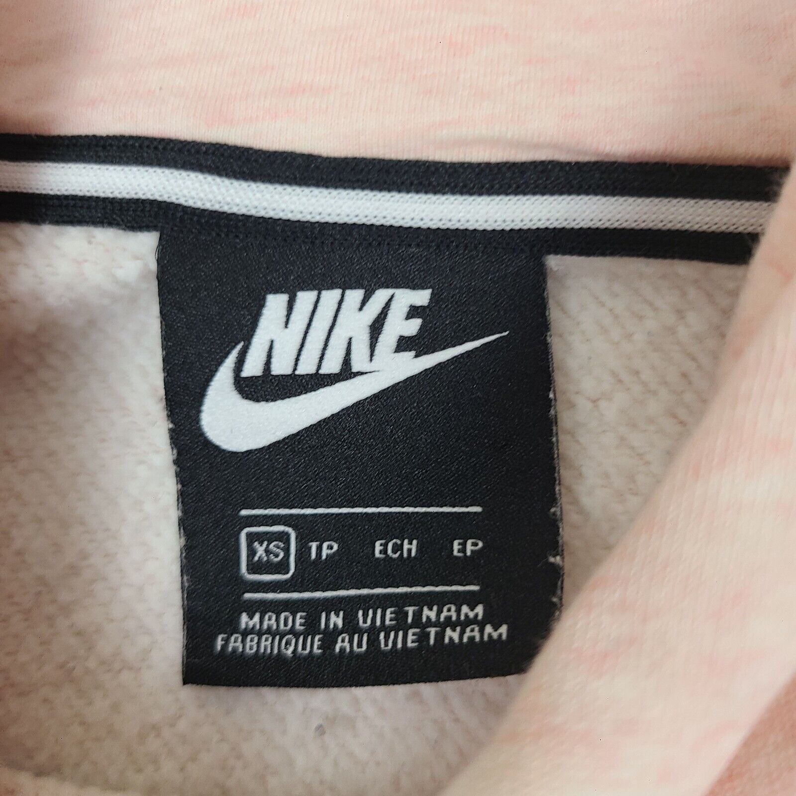 Nike Womens Nike Pull Over Hoodie Size XS Thick PEACH PINK G9 Size XS / US 0-2 / IT 36-38 - 3 Thumbnail