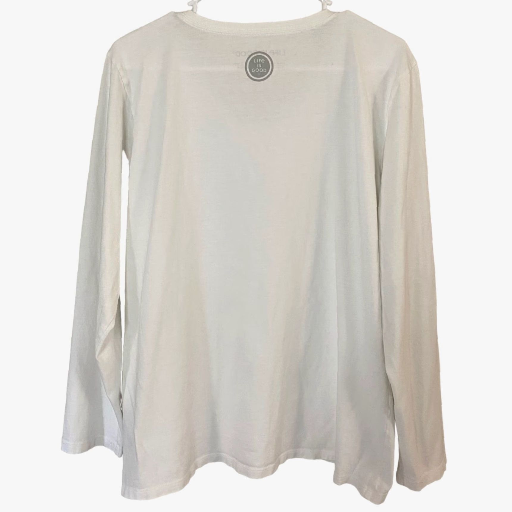 Life is Good LIFE IS GOOD Snowman Long Sleeve Crusher T Shirt White Holiday Womens XL Size XL / US 12-14 / IT 48-50 - 3 Thumbnail