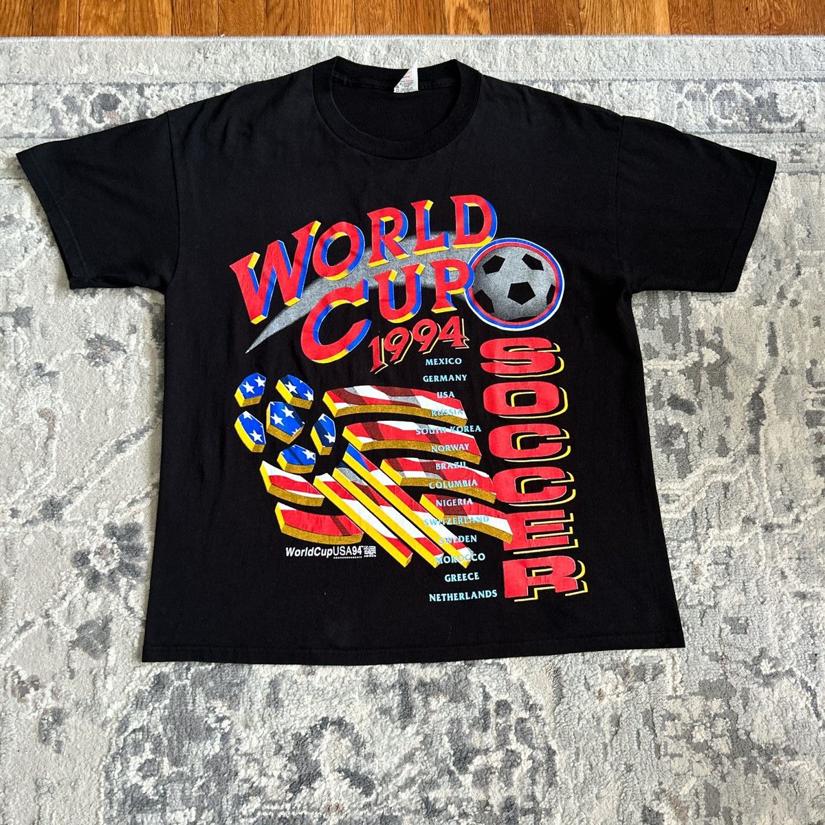 Vintage Vintage World Cup T-Shirt Size US L / EU 52-54 / 3 - 1 Thumbnail