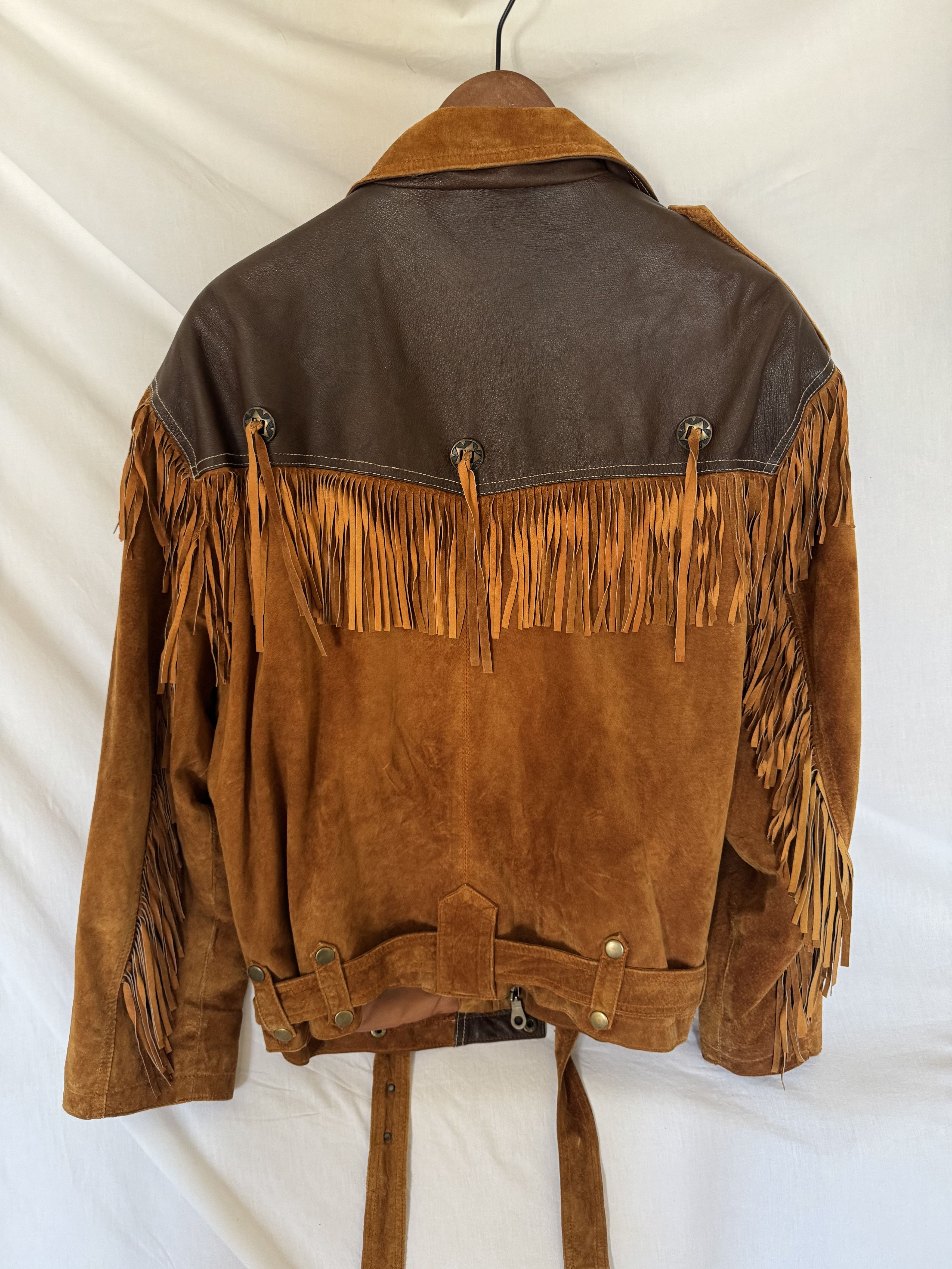 Cowboy Equipment × Vintage Vintage Western Fringe Suede & Leather Jacket Visvim - esque Size US L / EU 52-54 / 3 - 13 Thumbnail
