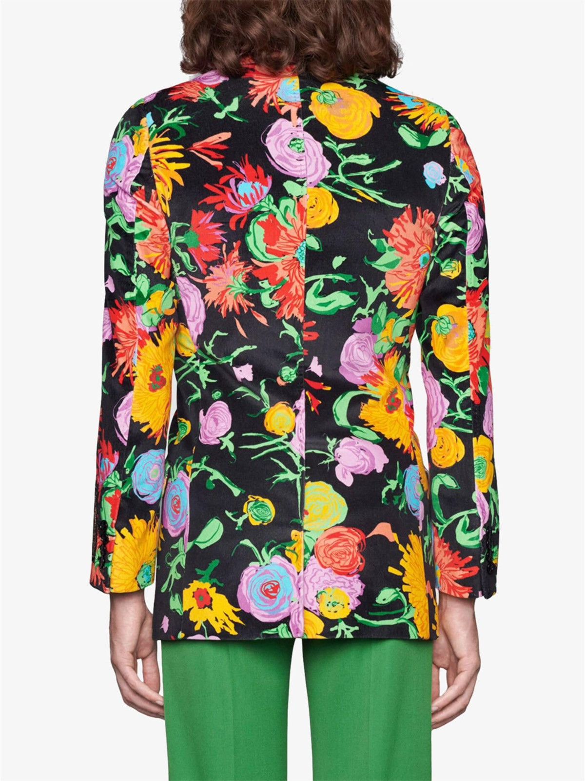 Gucci Gucci × Ken Scott floral velvet blazer Size 36R - 9 Thumbnail