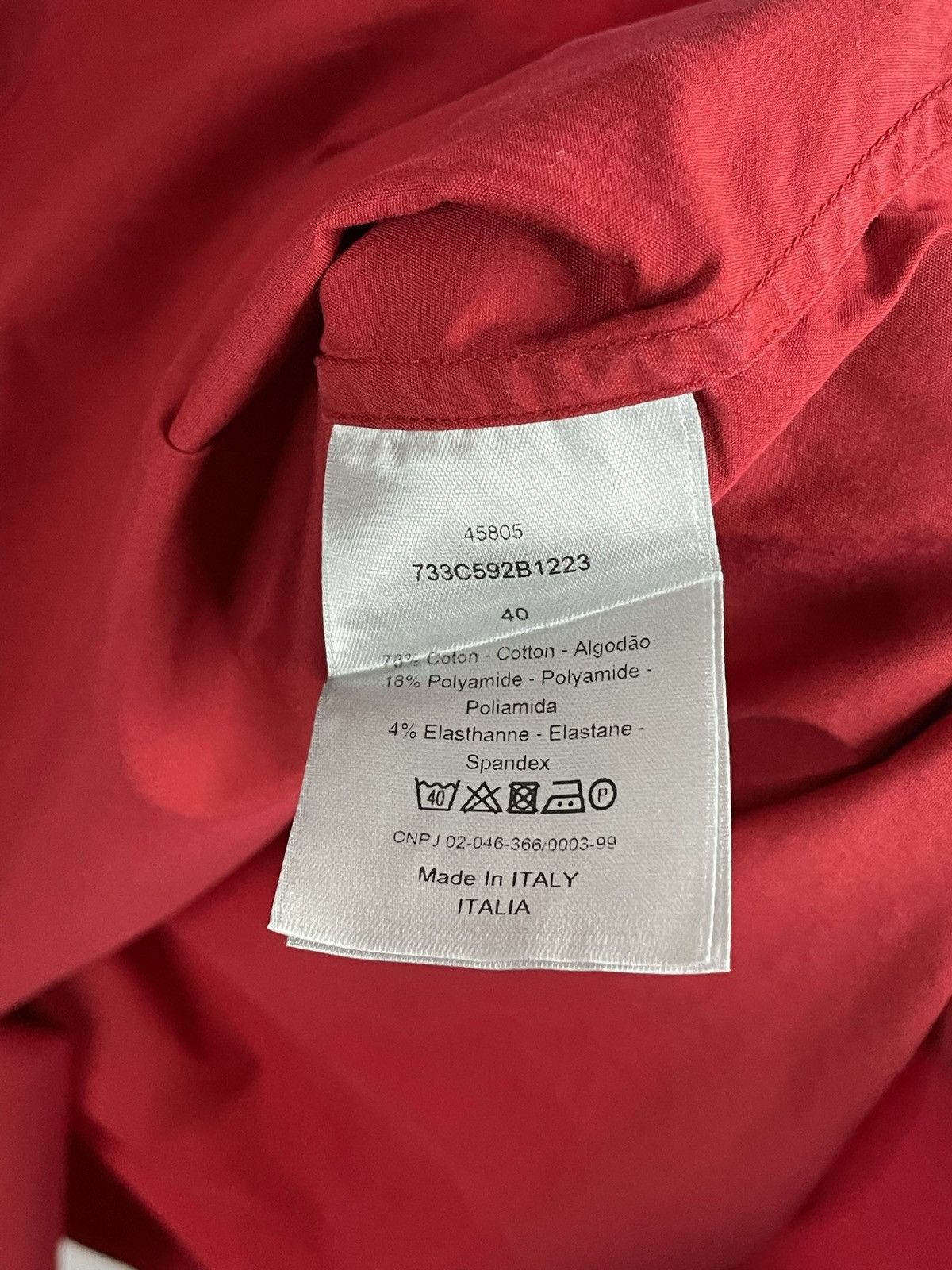 Dior Vintage Button Ups Red Shirt Designer Old Money