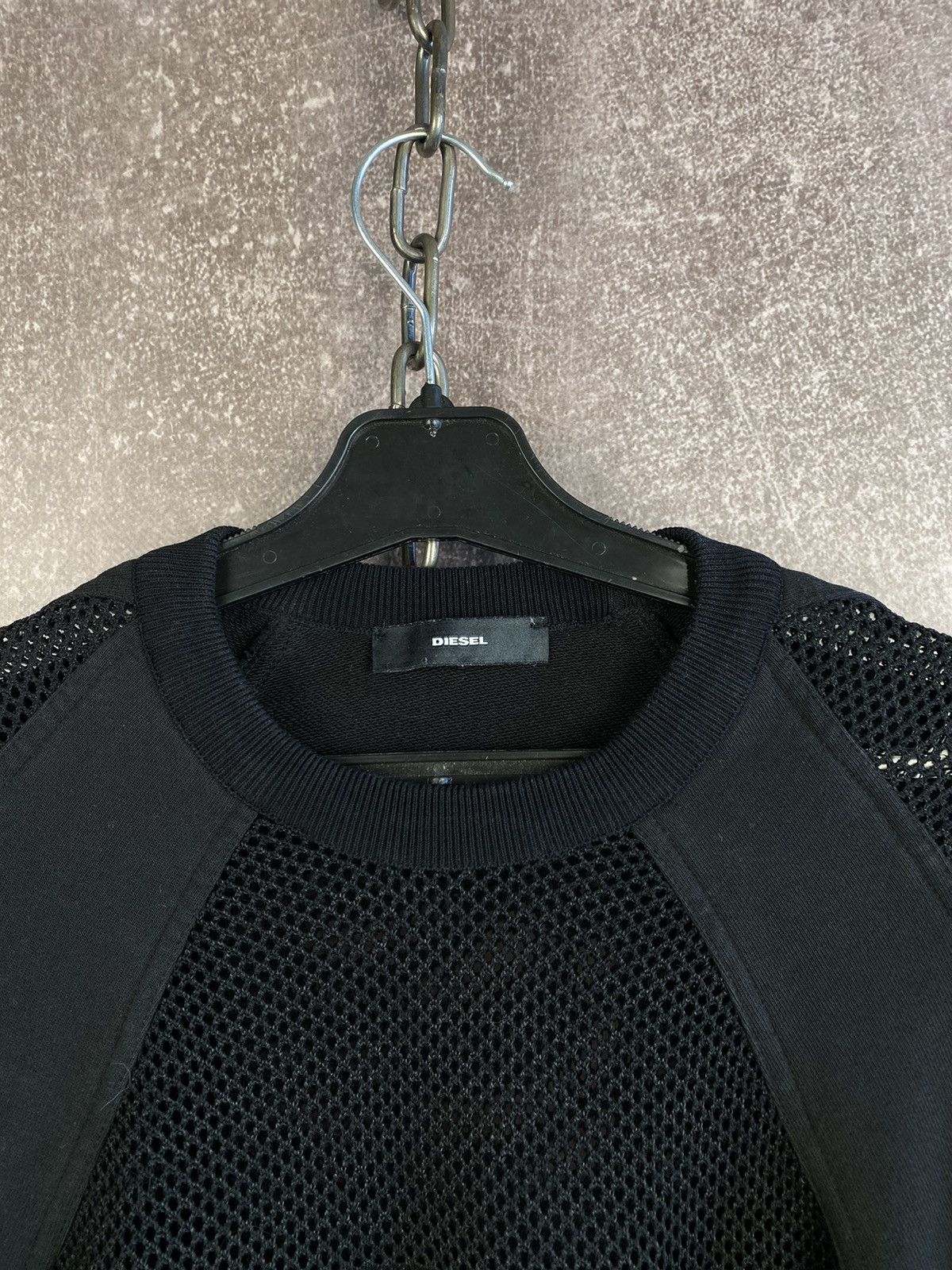 Diesel Y2K Diesel Vintage Mesh Details Sweatshirt Size XS / US 0-2 / IT 36-38 - 3 Thumbnail