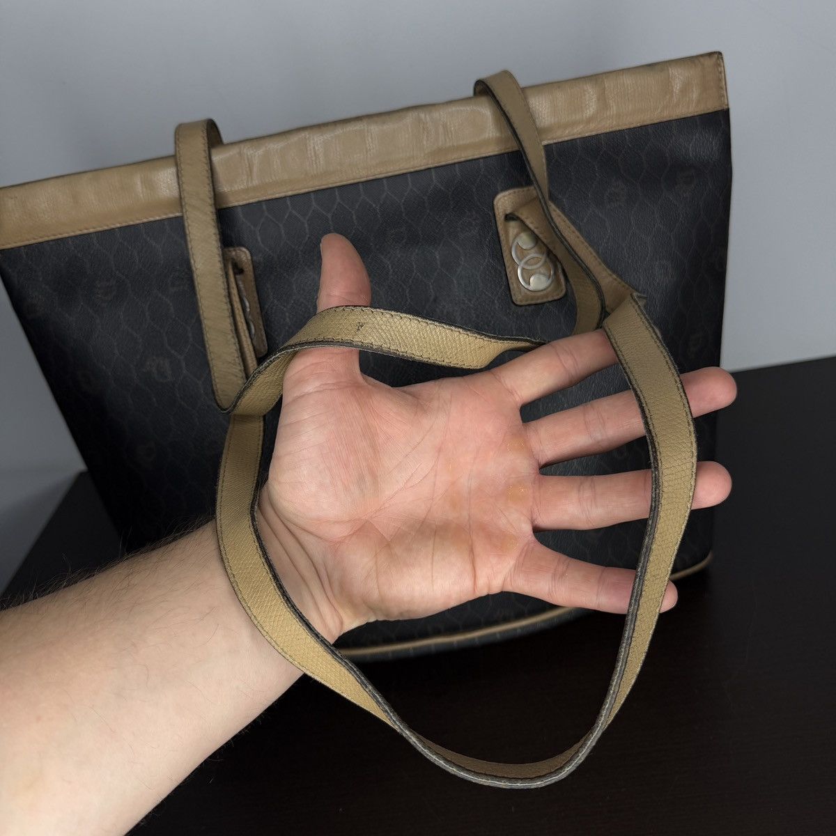 Dior Vintage Christian Dior Leather Shoulder Tote Bag Size ONE SIZE - 9 Thumbnail