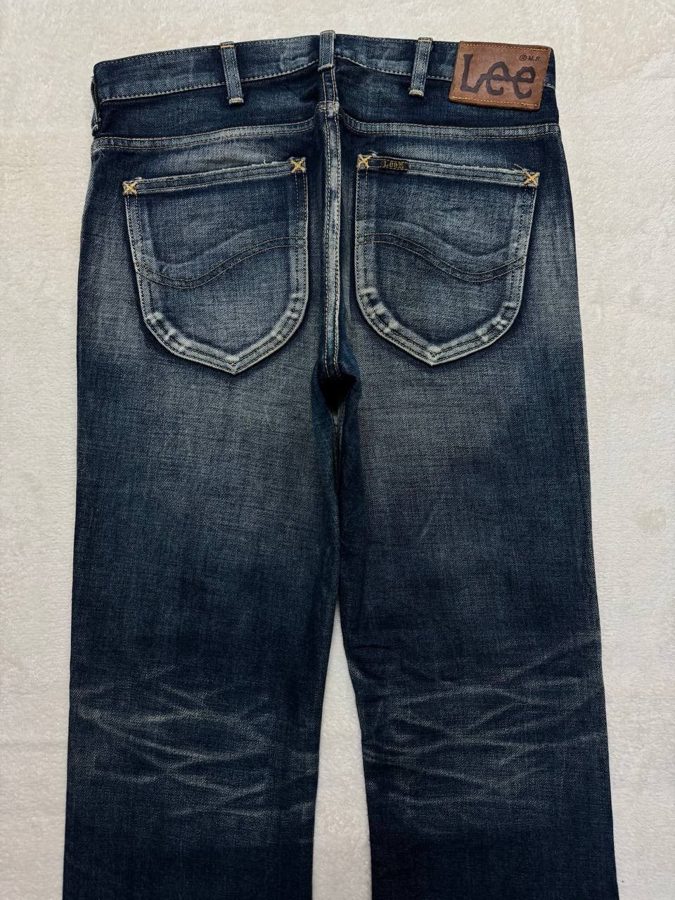 Vintage FLARE Vintage Lee Riders Insane Sand Mudwash Denim Jeans Size US 30 / EU 46 - 14 Thumbnail