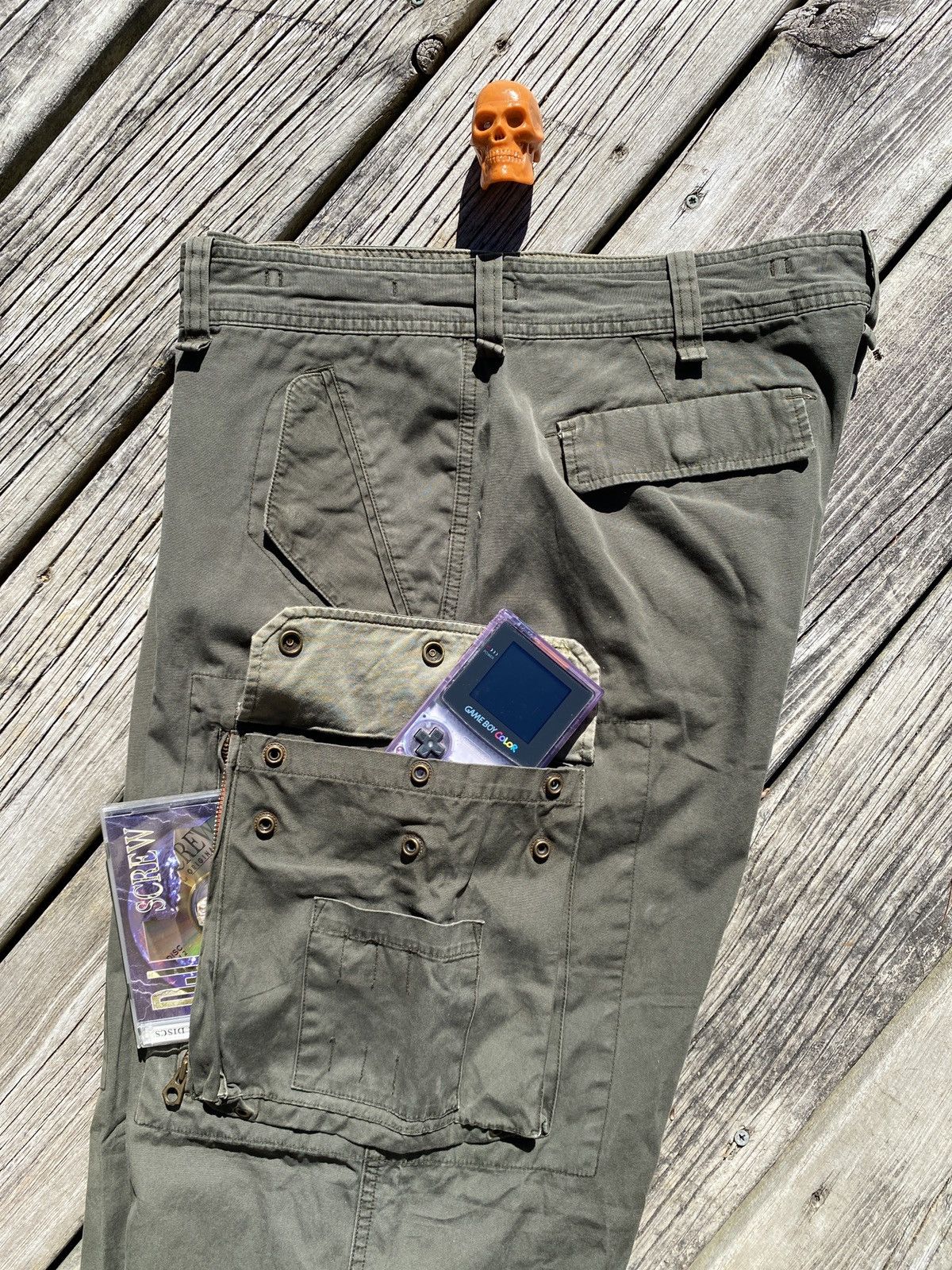Polo Ralph Lauren × Vintage Polo Ralph Lauren olive green cargo pants 36 Size US 36 / EU 52 - 4 Thumbnail