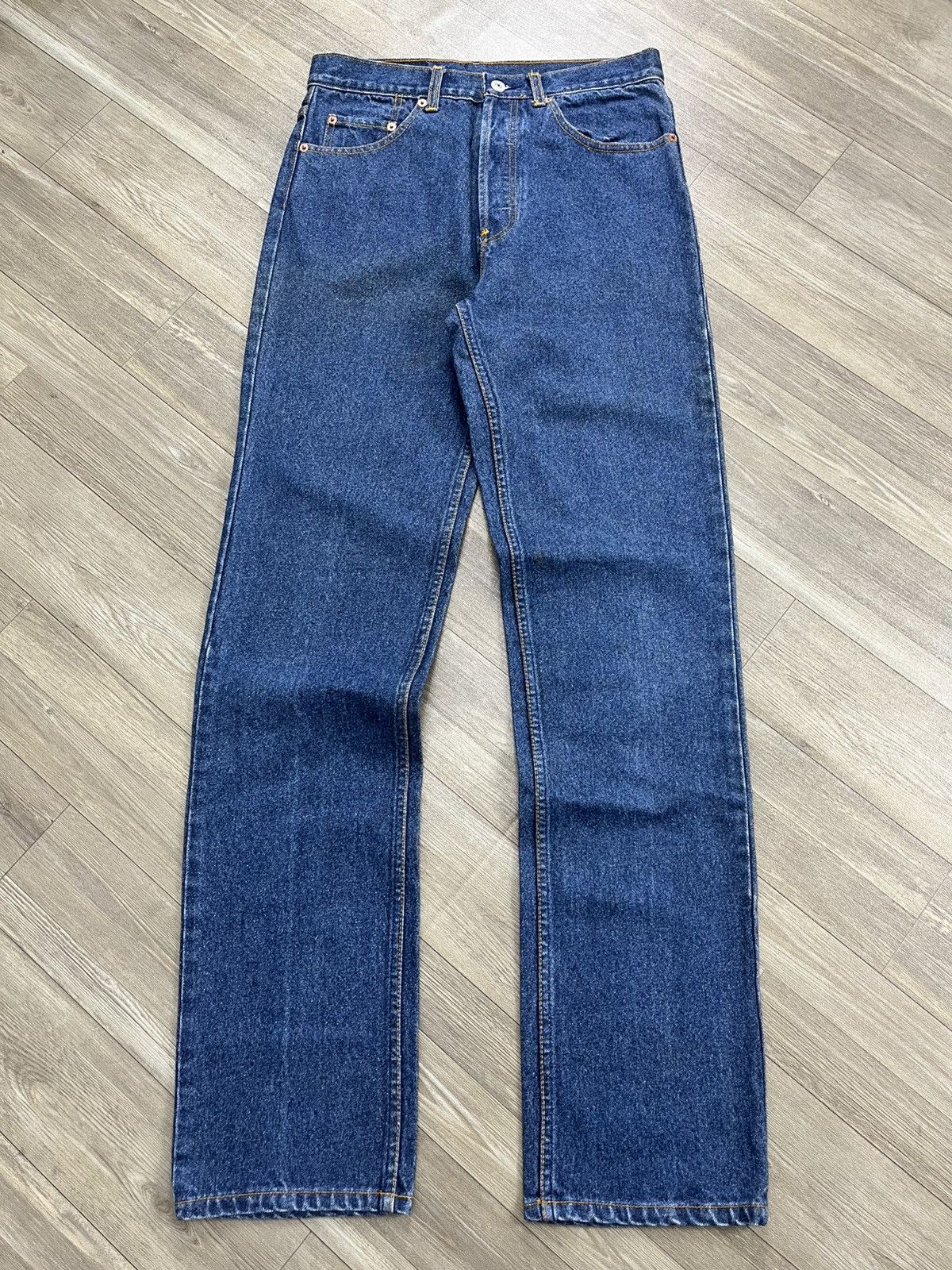 Levi's Vintage Clothing 🇺🇸1990s Vintage Levis 501 31x34 Straight Leg Blue Jeans Size US 30 / EU 46 - 1 Thumbnail
