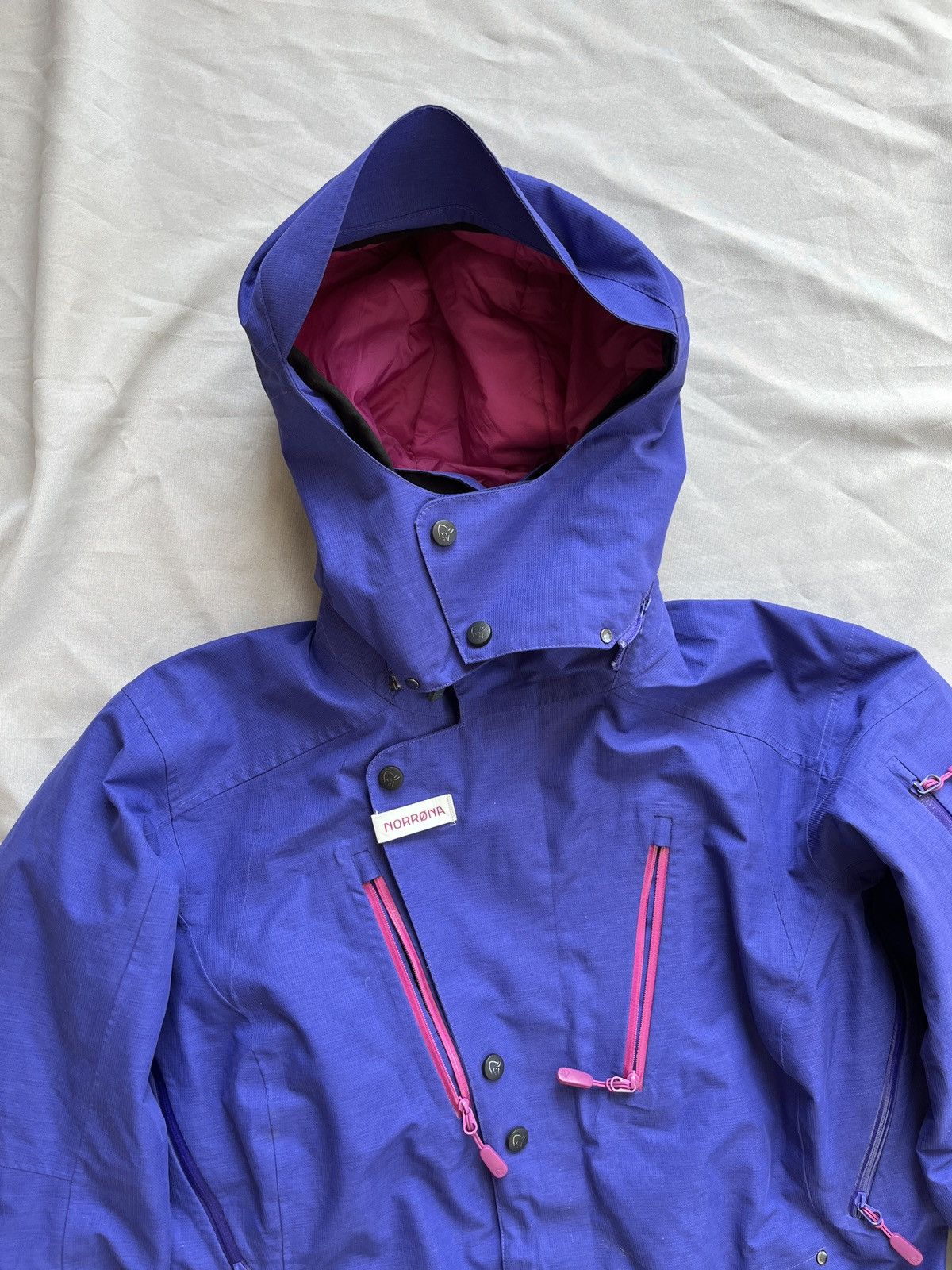 Norrona Norrona Roldal Gore-Tex Ski Outdoor Jacket Purple Size L / US 10 / IT 46 - 2 Thumbnail