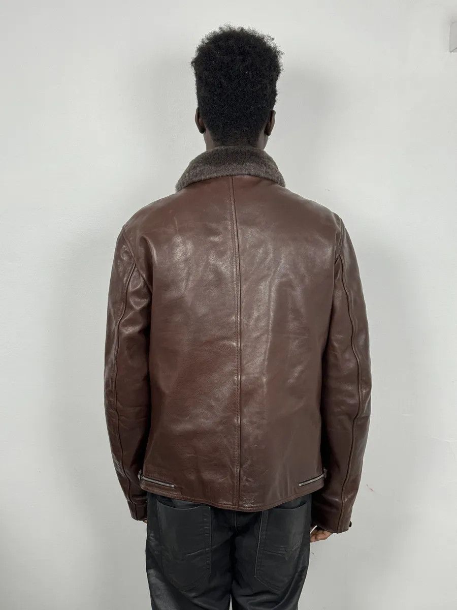 Dolce & Gabbana 2010s Dolce & Gabbana Brown Premium Leather Jacket Size US L / EU 52-54 / 3 - 4 Thumbnail
