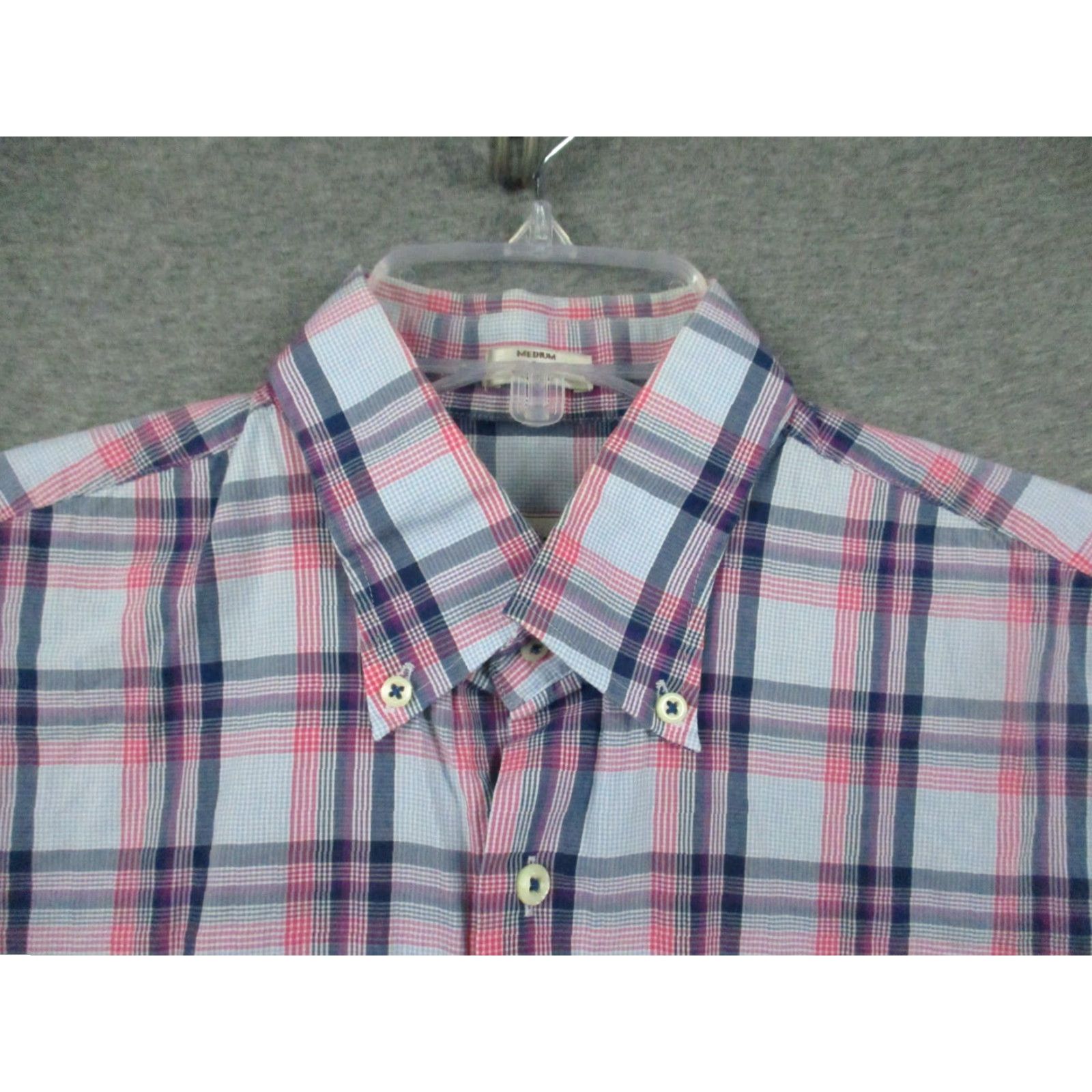 Peter Millar Peter Millar Shirt Medium Men's Plaid Button-Down Multi Color Check Stretch Size US M / EU 48-50 / 2 - 3 Thumbnail