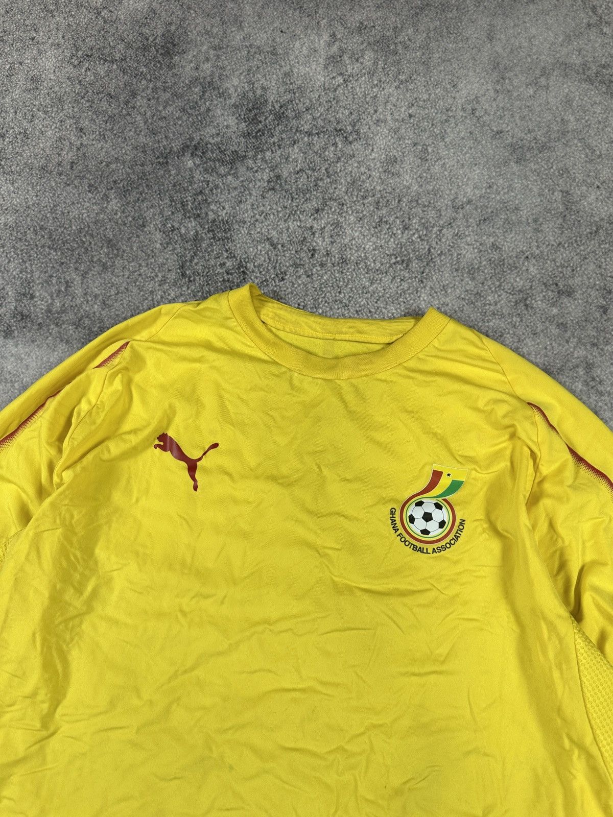 Puma Puma Ghana Soccer Jersey Long Streetwear Rare VTg Casual L Size US L / EU 52-54 / 3 - 2 Thumbnail