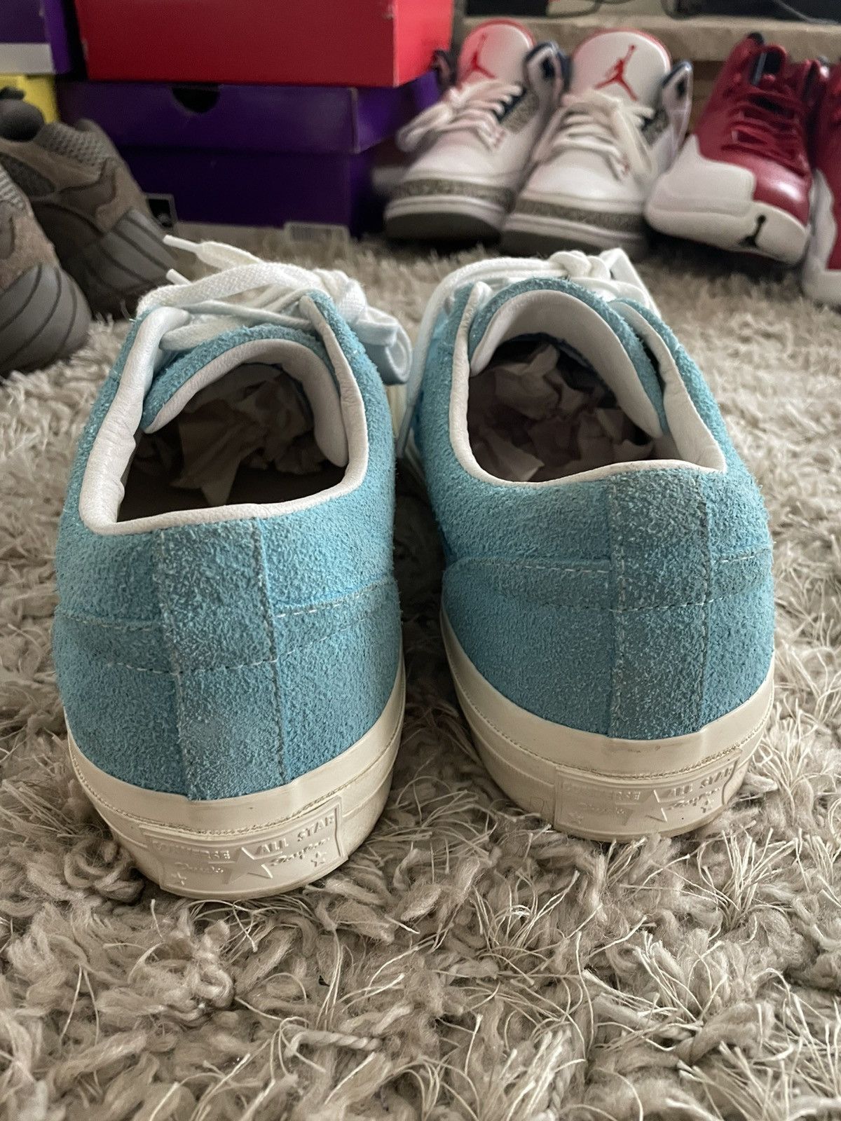Converse Golf Le Fleur x Converse One Star Ox Bachelor Blue Size US 11.5 / EU 44-45 - 6 Thumbnail